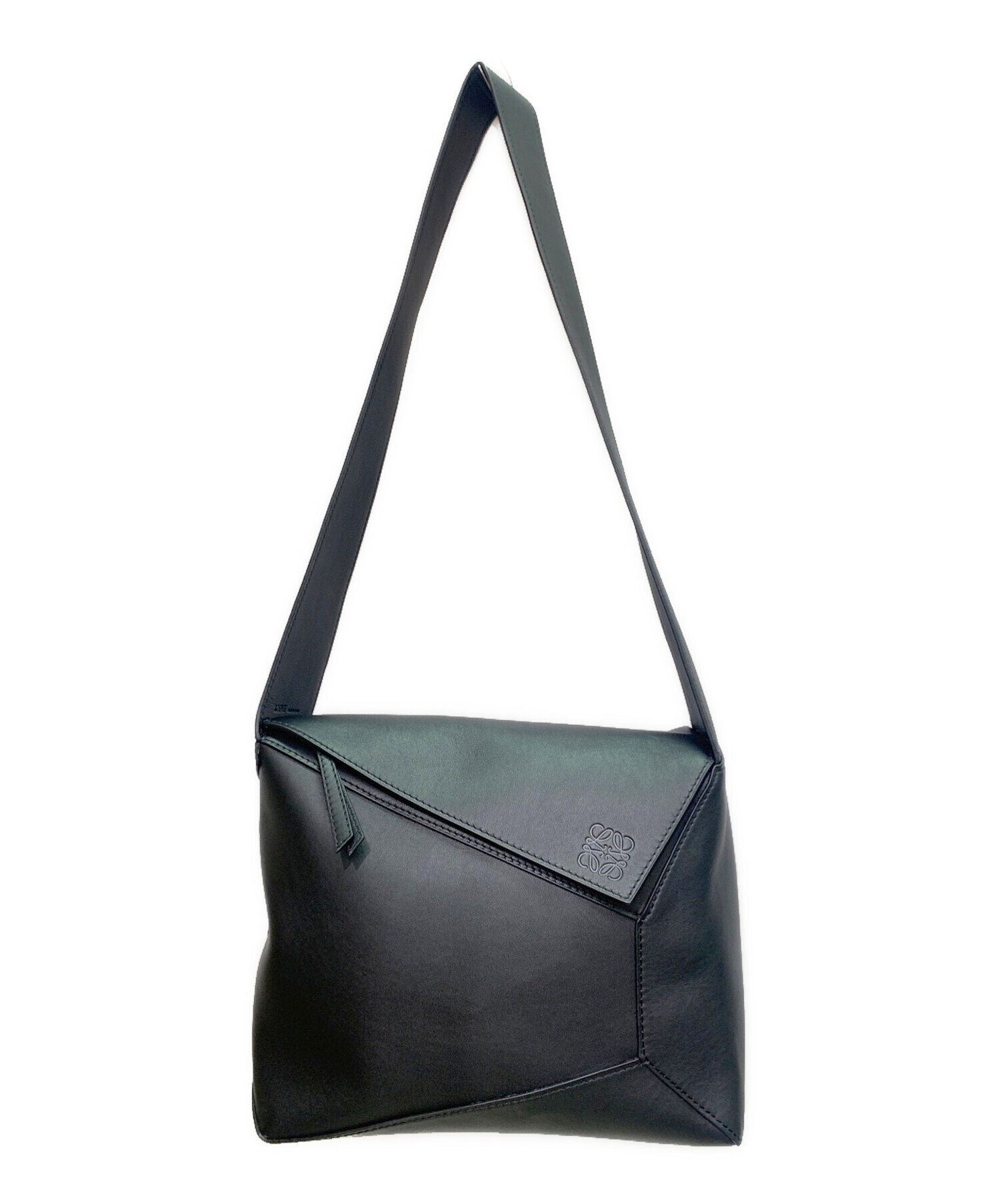 中古・古着通販】LOEWE (ロエベ) パズルホーボーラージ ブラック