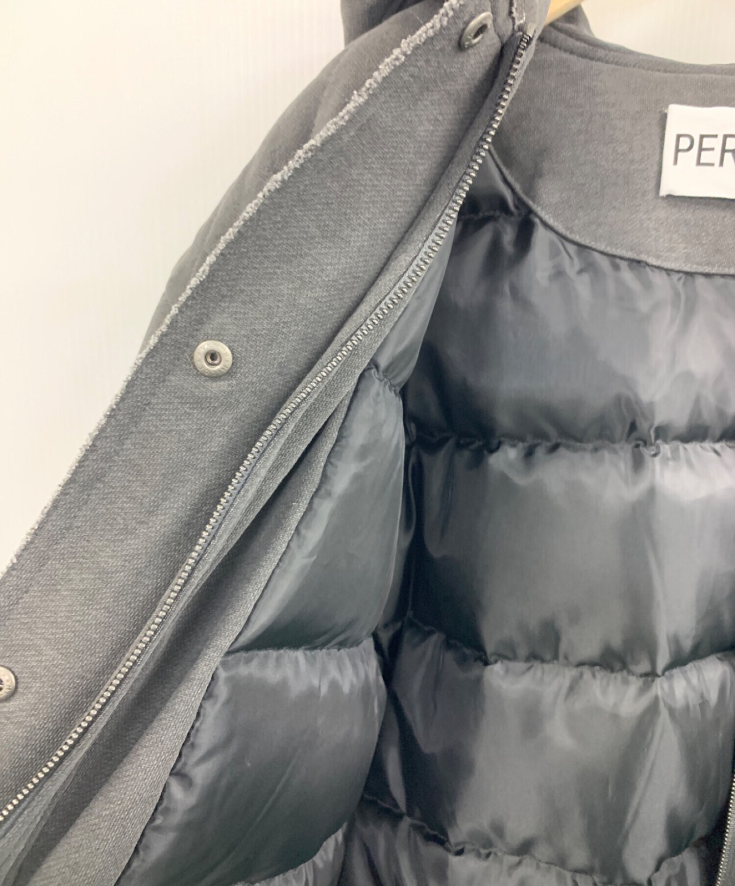 中古・古着通販】PERVERZE (パーバーズ) Quilting Sweatshirt Down 