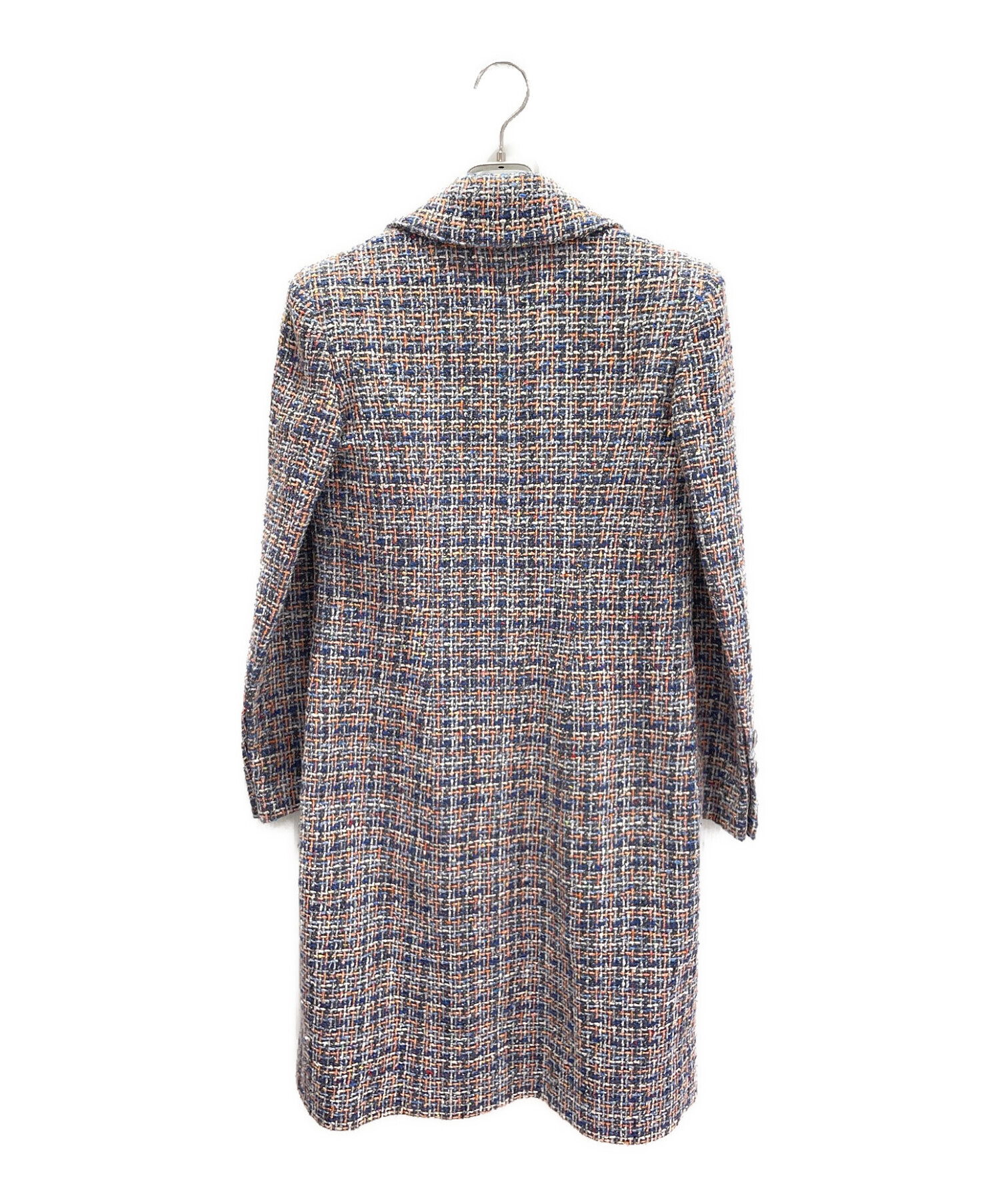 中古・古着通販】CHANEL (シャネル) ツイードタキシードコート サイズ