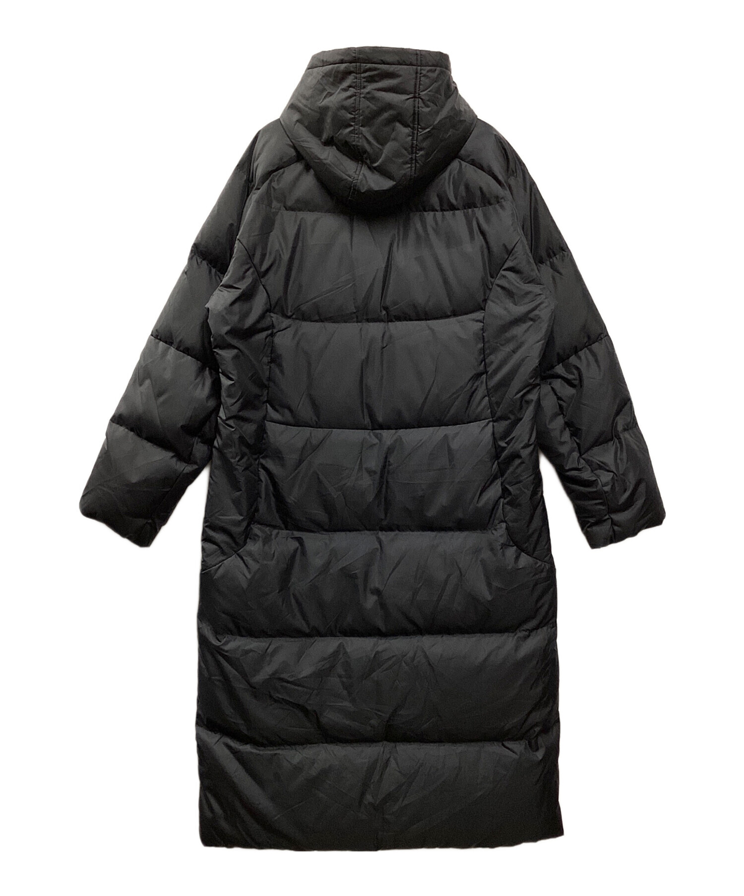 DESCENTE デサント ダウンスカート ロゴ モノグラム 黒 S DESCENTE