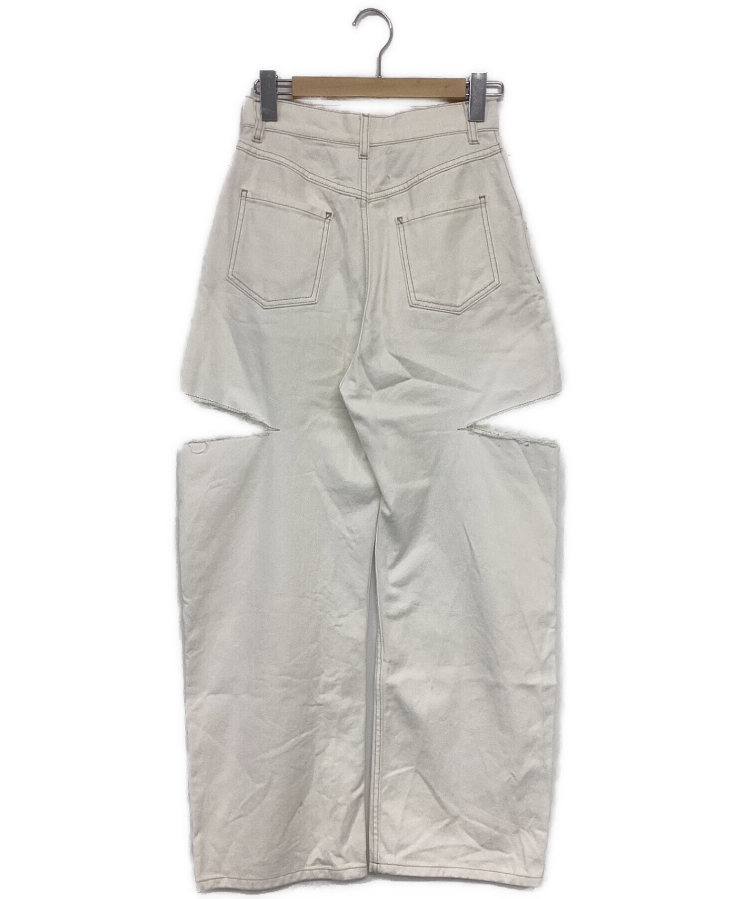 Maison Margiela♡スラッシュデニム ホワイト38 Maison Margiela