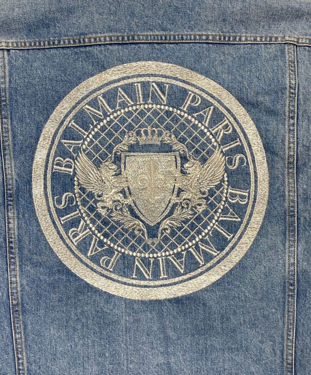 中古・古着通販】BALMAIN (バルマン) デニムジャケット インディゴ