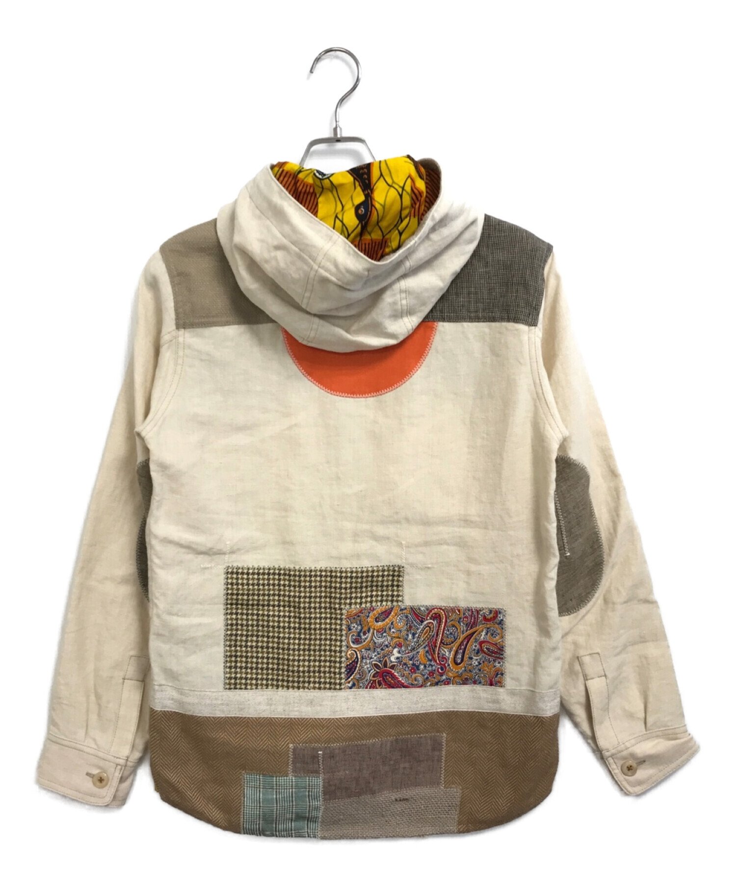 14aw ジュンヤワタナベ コムデギャルソン パッチワーク ポンチョ コート ジュンヤワタナベ コムデギャルソン 2014AW パッチワーク コート