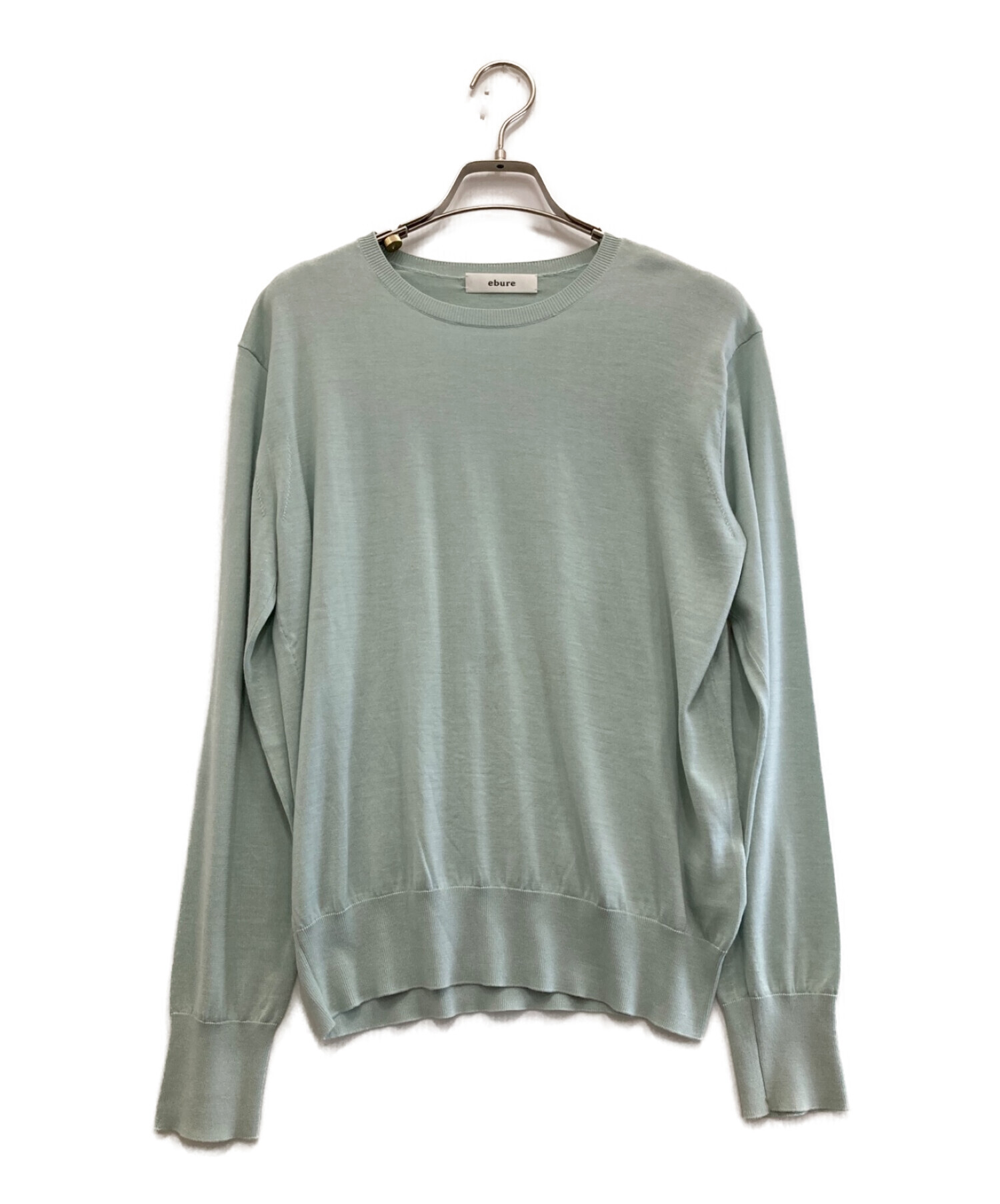 中古・古着通販】ebure (エブール) シルクコットンクルーネックニット