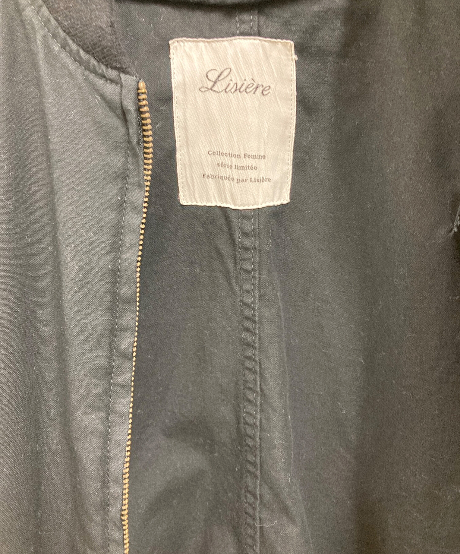 リジェール　Boys Blouson ブルゾン　ブラック 中古・古着通販】Lisiere (リジェール) Boys Blouson ブラック サイズ