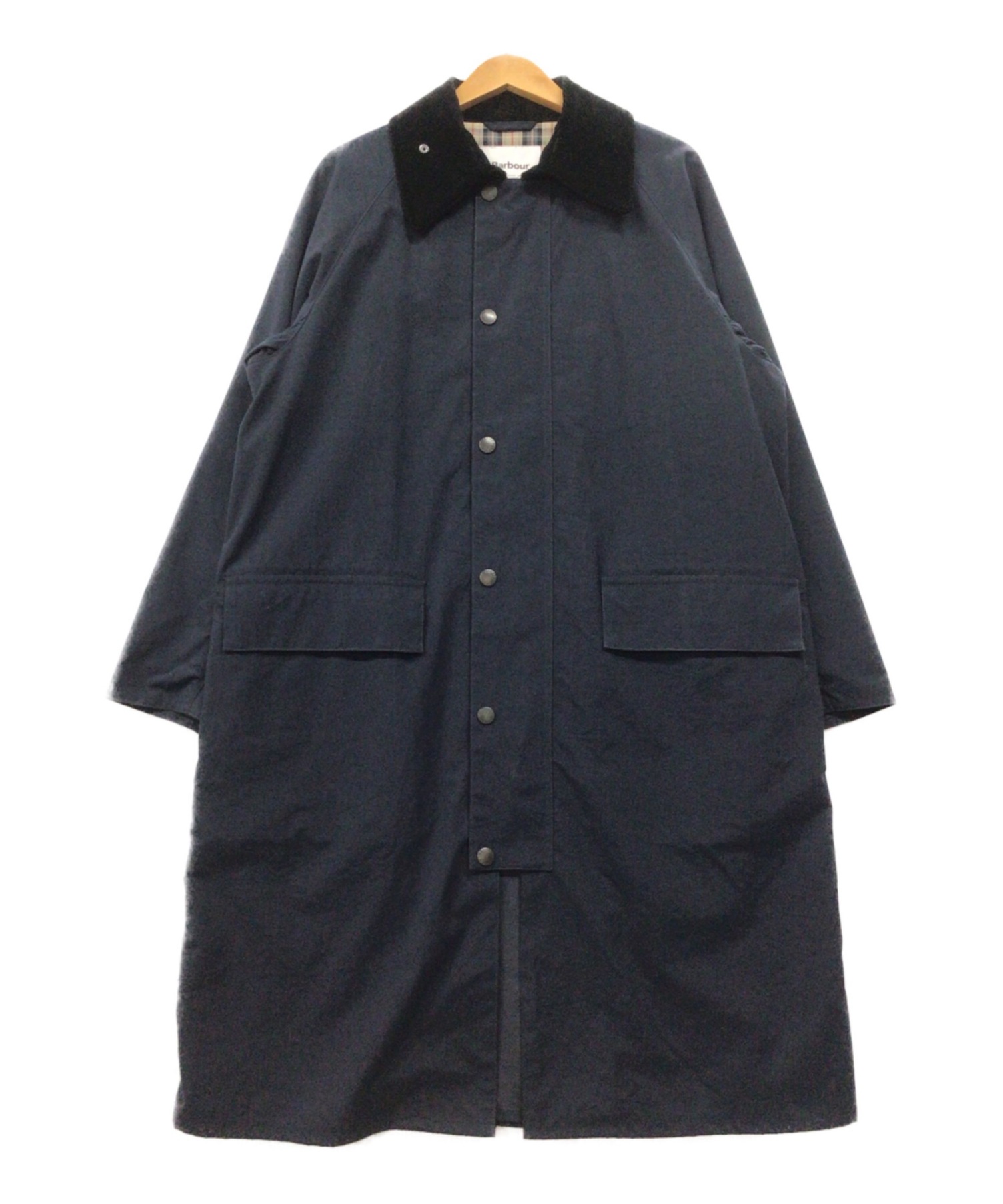 中古・古着通販】Barbour (バブアー) BURGHLEYコート ネイビー サイズ