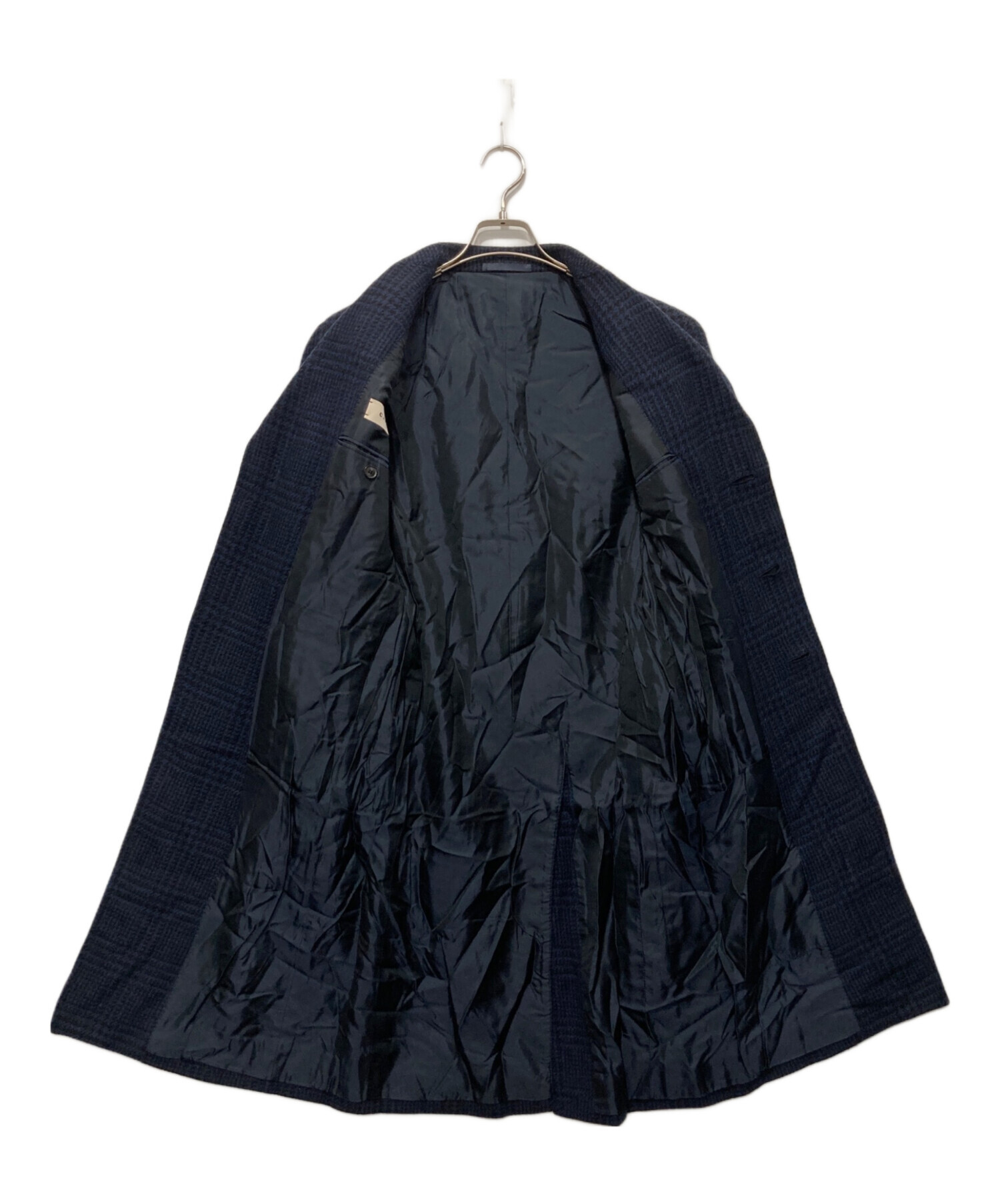 中古・古着通販】CARUSO (カルーゾ) グレンプレイド3Bチェスターコート 