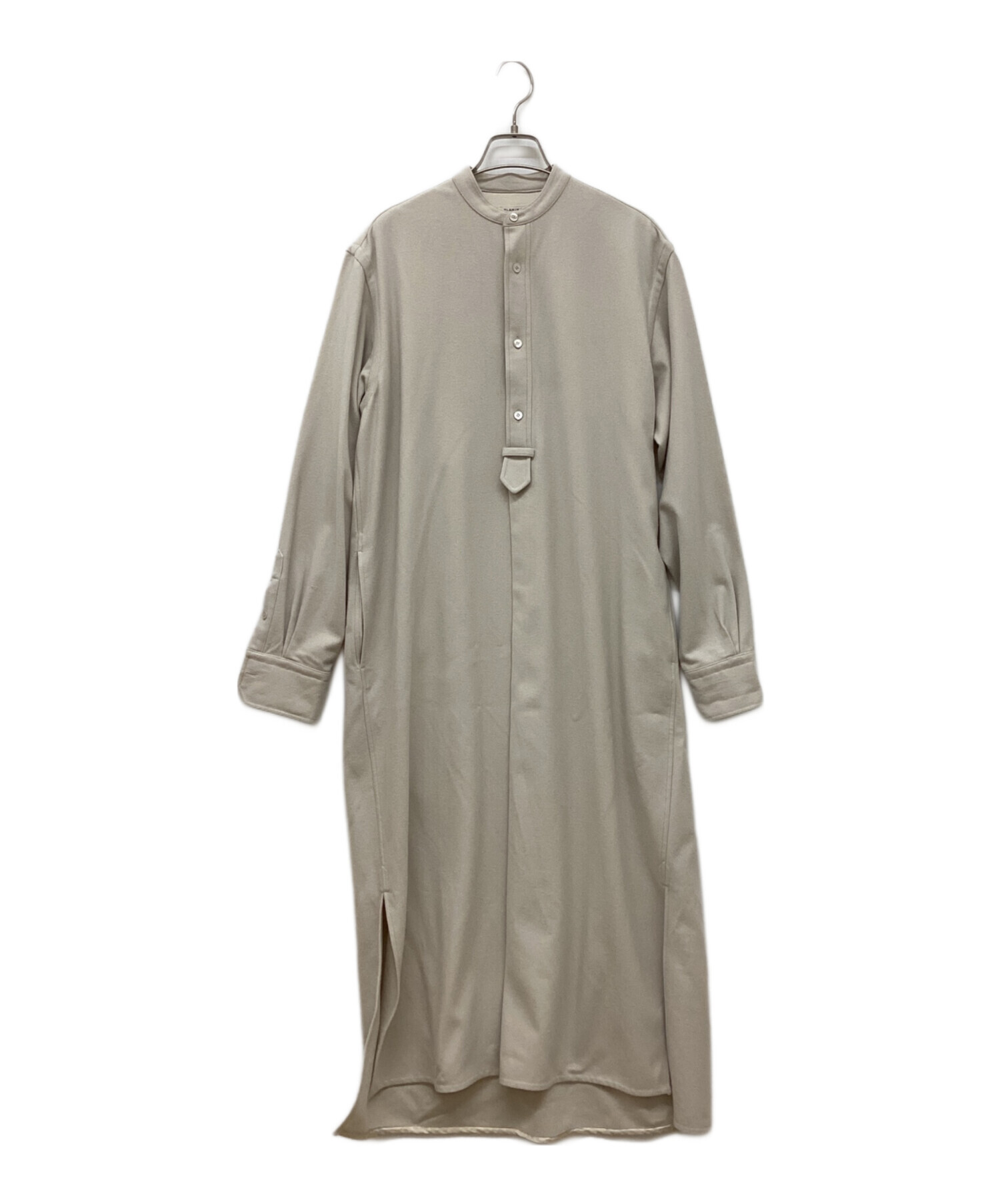 ブラミンクウールシャツワンピ36