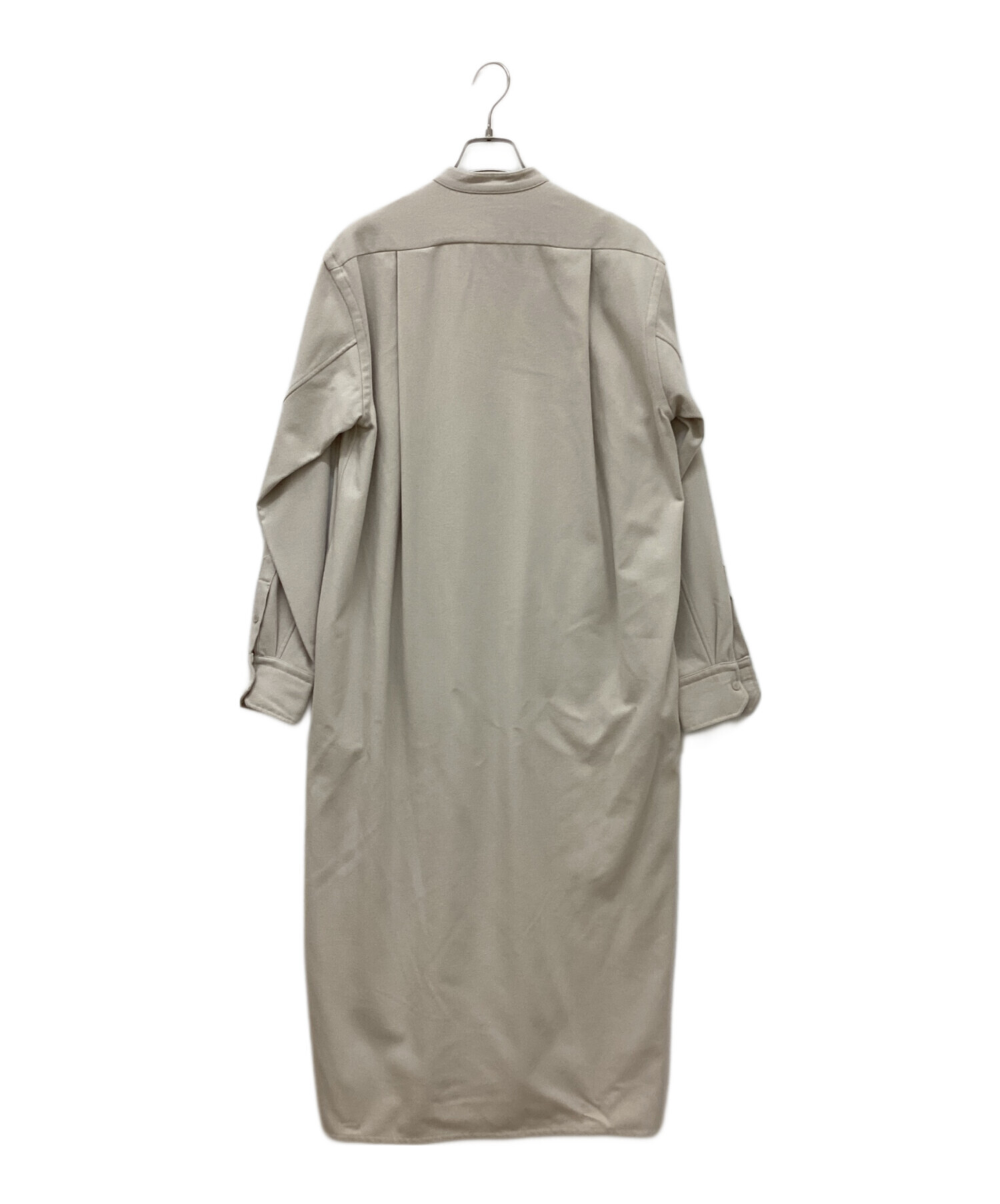 ブラミンクウールシャツワンピ36