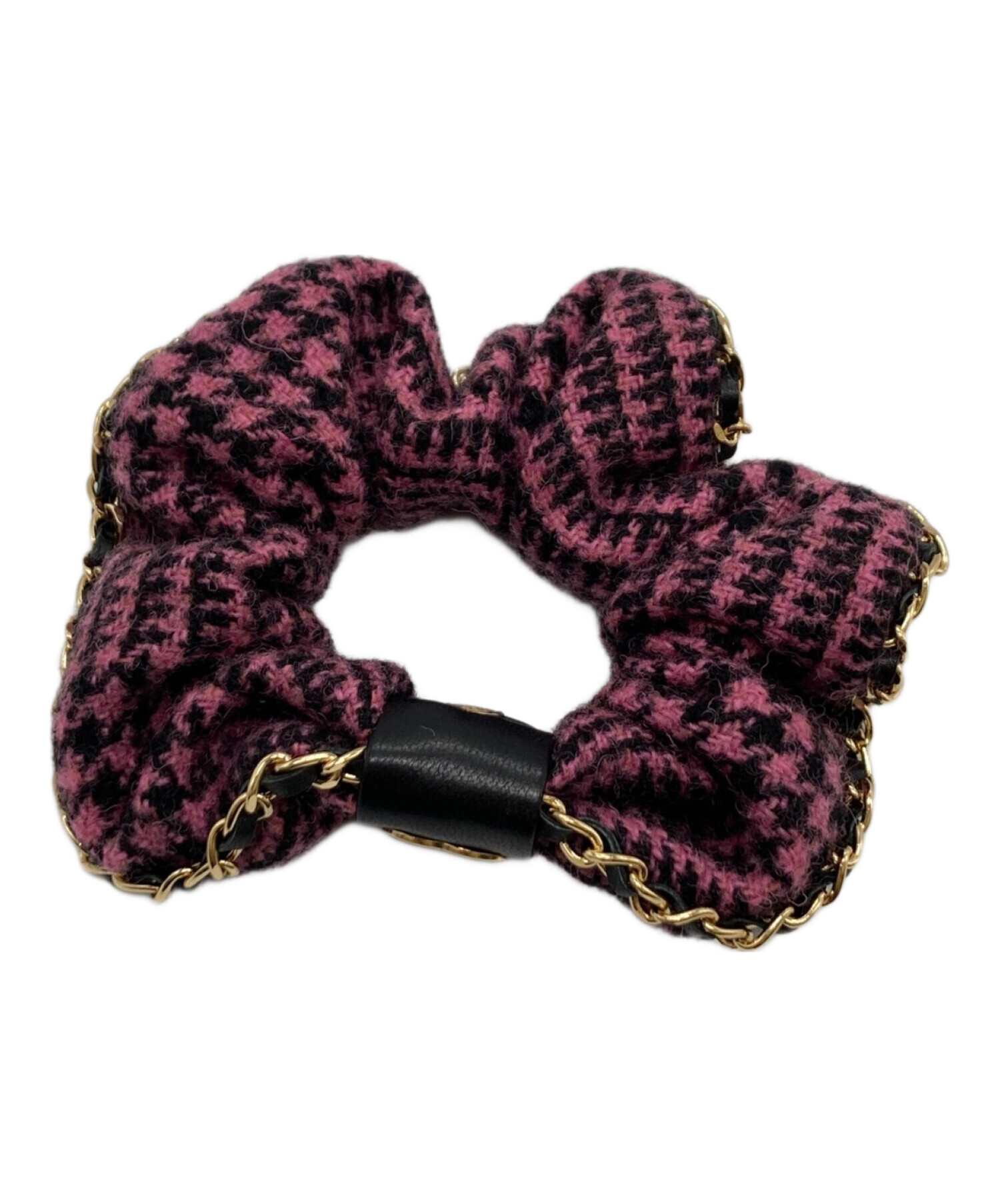 新品未使用　シャネル　22k ツイードのヘアシュシュ 新品未使用 シャネル 22k ツイードのヘアシュシュ