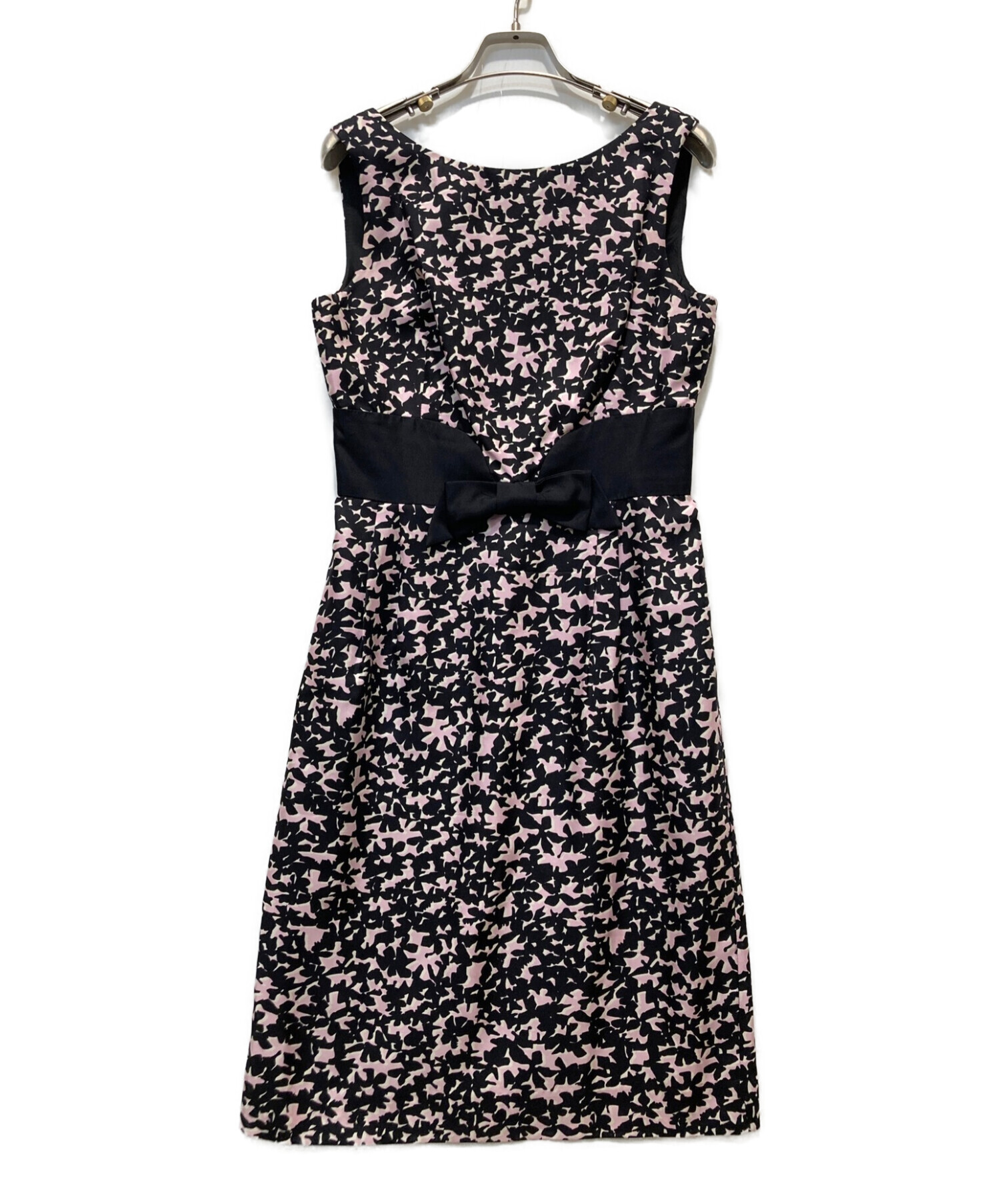 中古・古着通販】MILLY (ミリー) ノースリーブワンピース ブラック  