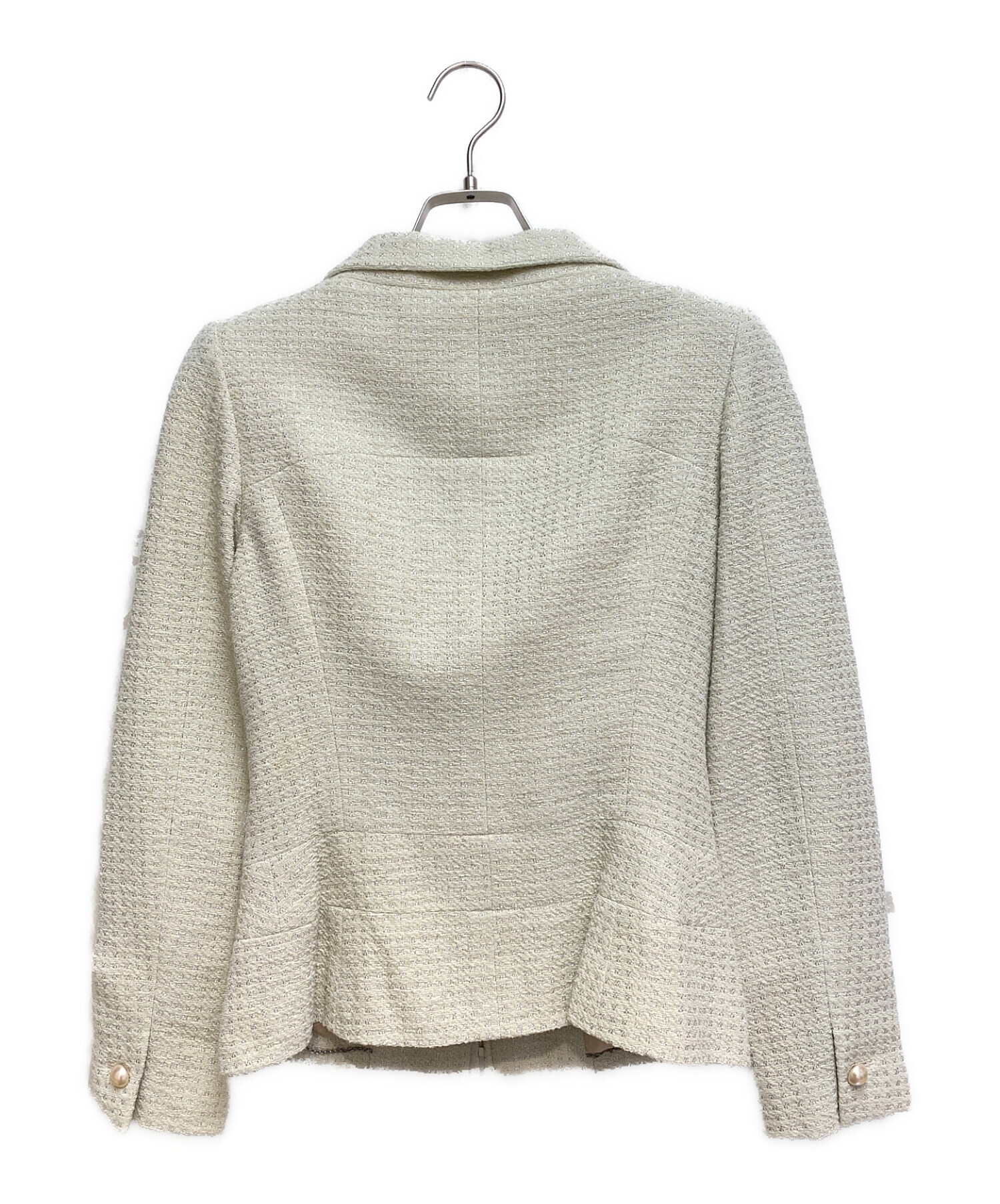 中古・古着通販】CHANEL (シャネル) セットアップスーツ アイボリー