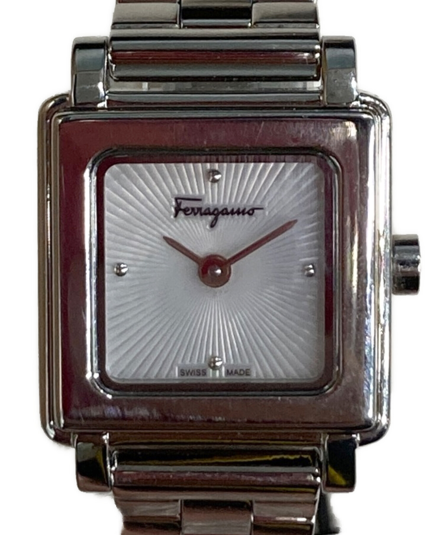 【未使用】 Salvatore Ferragamo フェラガモ スクエア 腕時計 中古・古着通販】Salvatore Ferragamo (サルヴァトーレ フェラガモ
