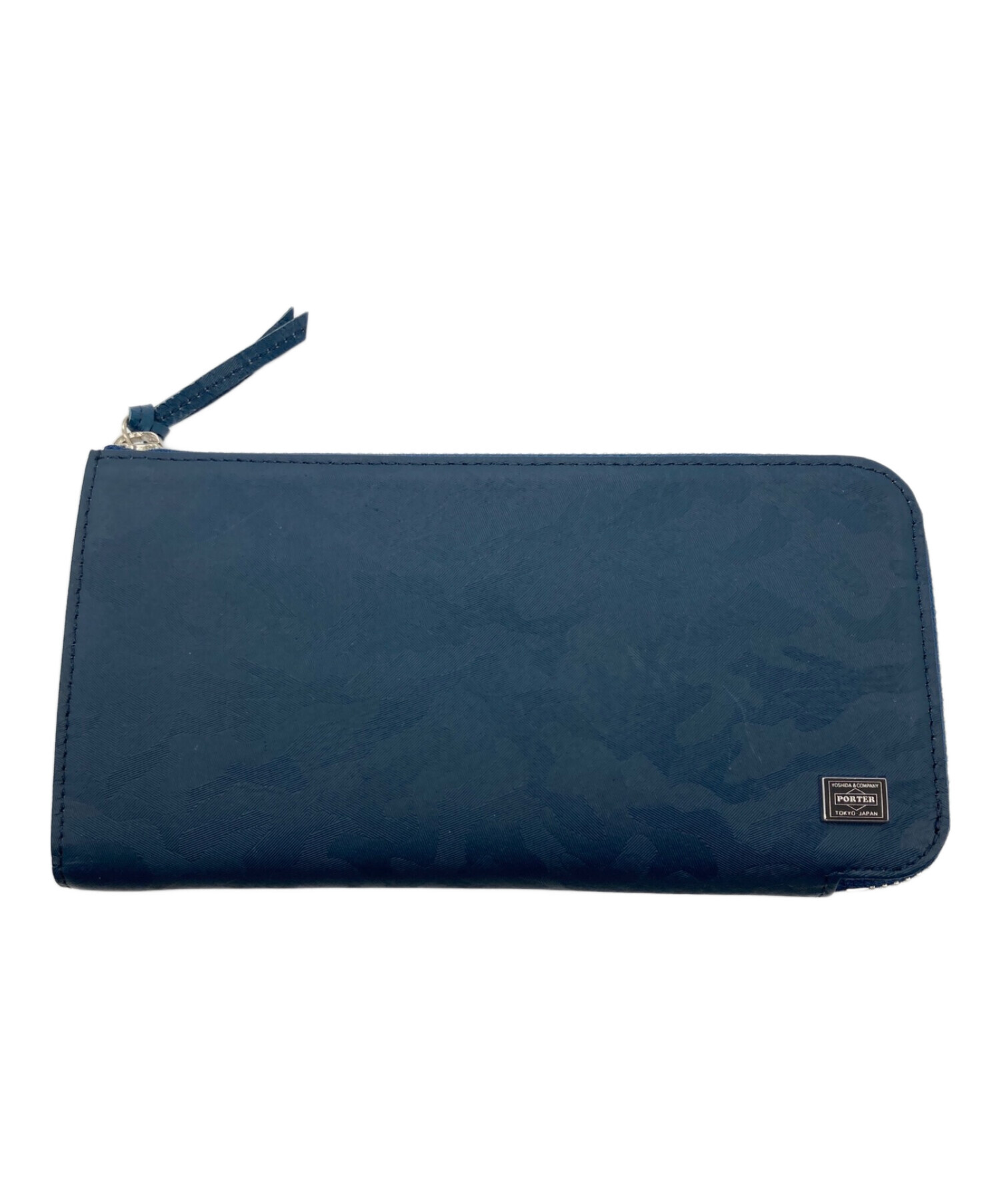 未使用ポーター ネイビージップ長財布 中古・古着通販】PORTER (ポーター) L字ファスナー長財布/342-06033