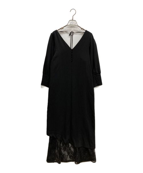 Ameri Vintage FAIRY TAIL DRESS ブラック 中古・古着通販】Ameri (アメリ) FAIRY TAIL DRESS フェアリー テイル