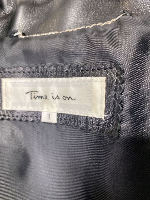 中古・古着通販】Time is on (タイムイズオン) ZIA'S LEATHER JKT