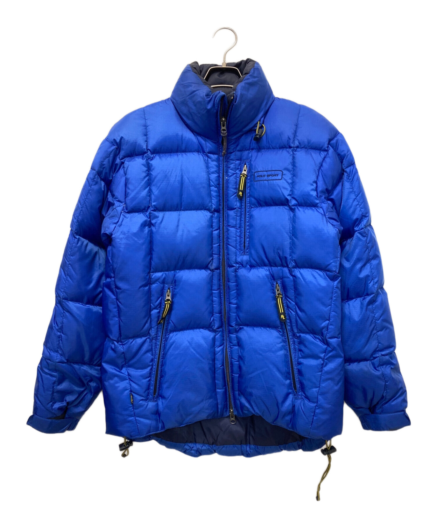 90sポロスポーツpolo sport ダウン　ビンテージ　古着 水色　古着 中古・古着通販】POLO SPORT (ポロスポーツ) ダウンジャケット ブルー
