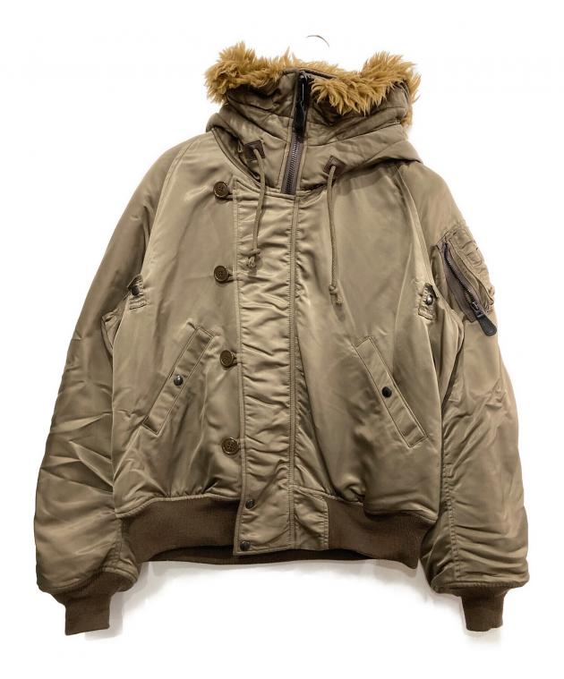 中古・古着通販】leno (リノ) N-2B フライト ジャケット カーキ 中古・古着通販】leno (リノ) N-2B フライト ジャケット カーキ