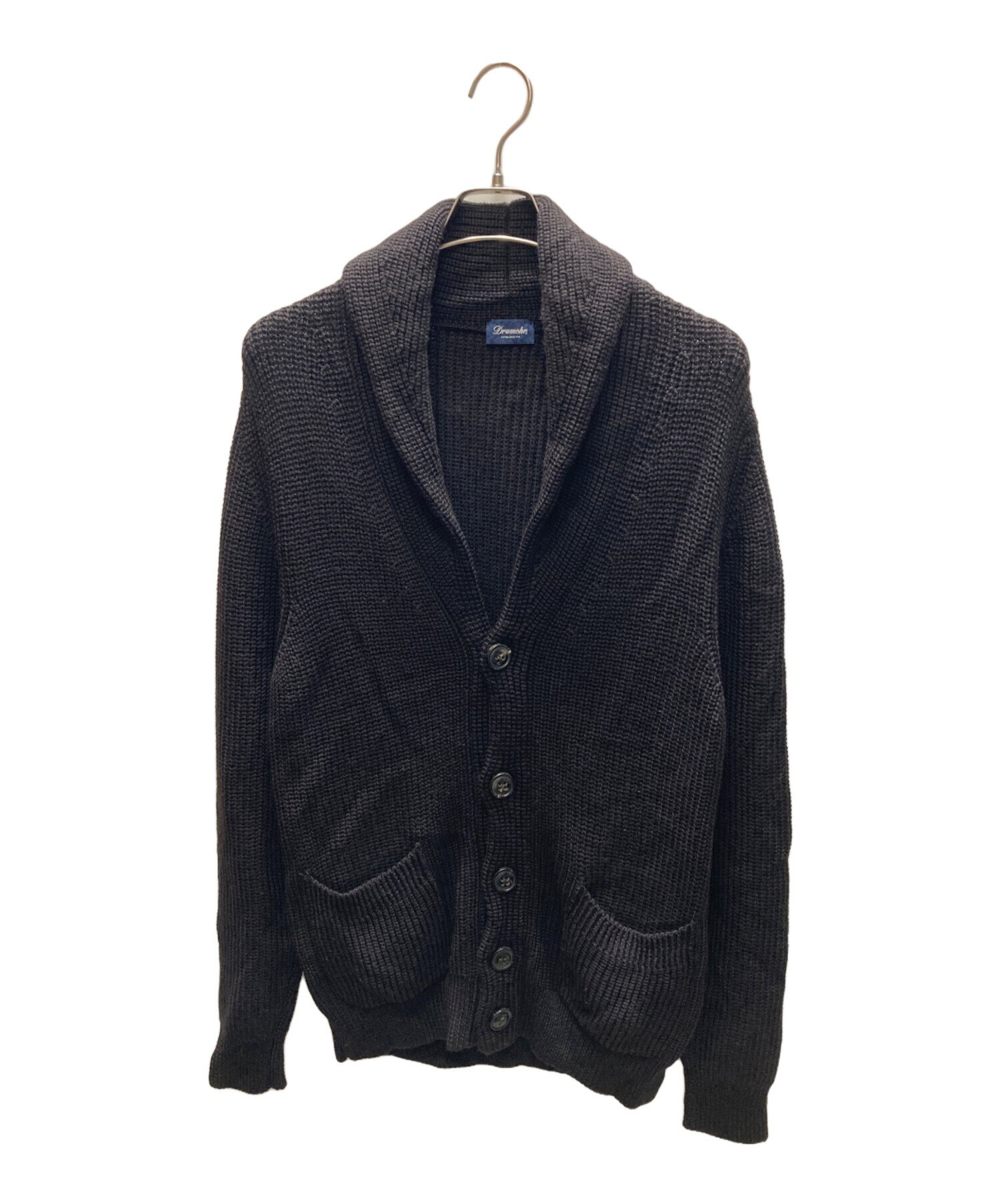 中古・古着通販】Drumohr (ドルモア) ショールカラーカーディガン