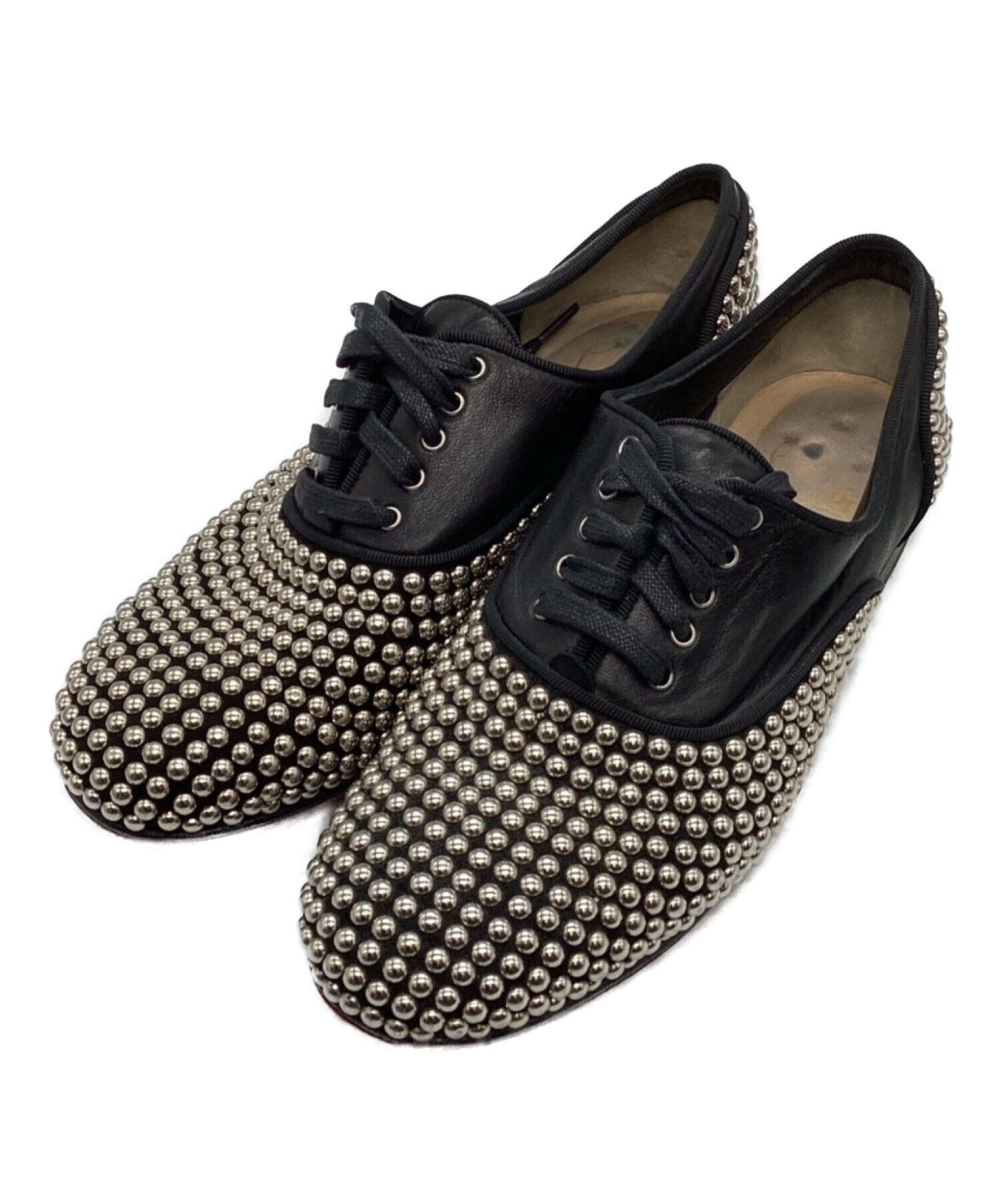 未使用　Christian Louboutin レースアップシューズ 中古・古着通販】Christian Louboutin (クリスチャン・ルブタン