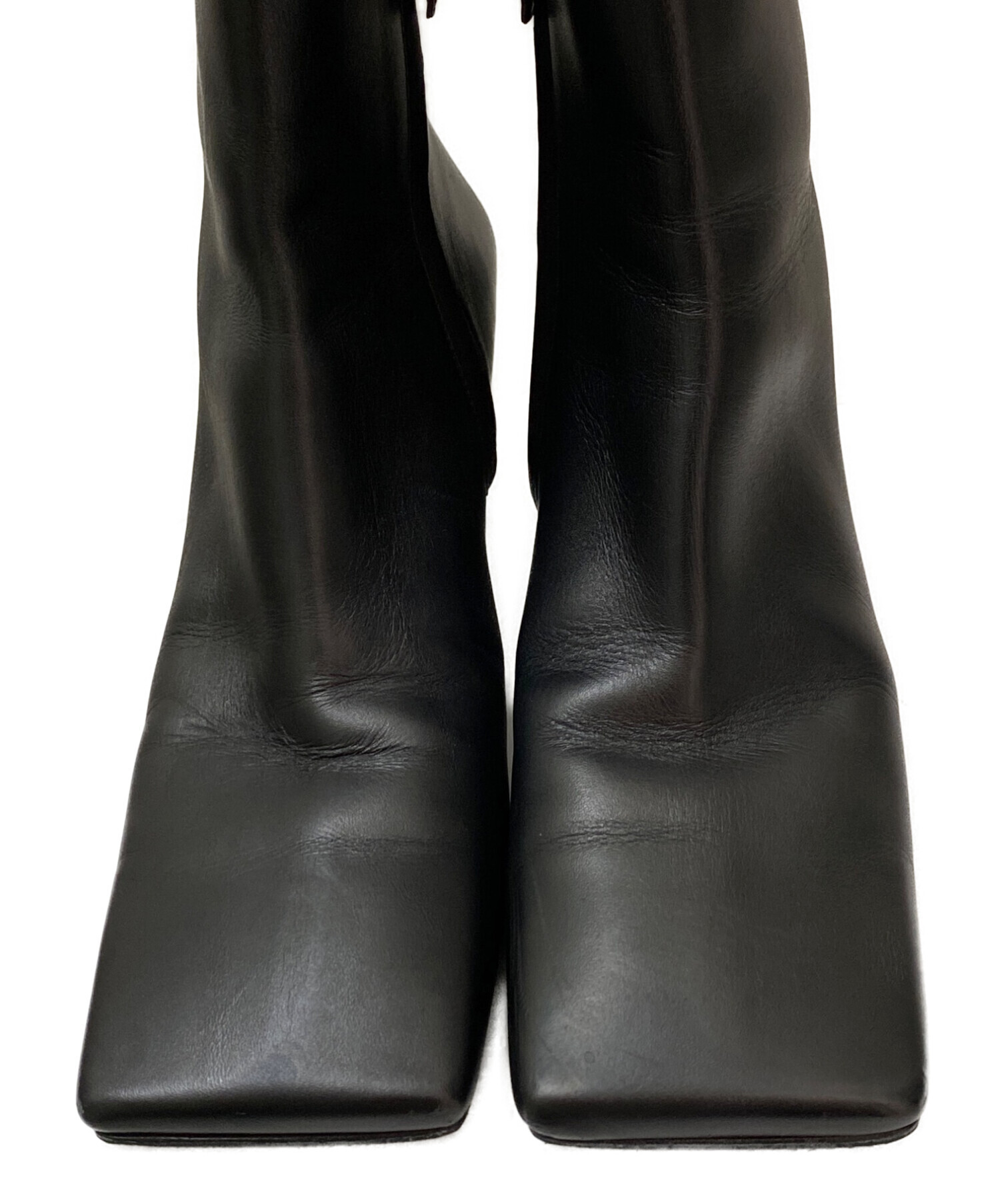 中古・古着通販】BALENCIAGA (バレンシアガ) CARRERA LUX レザーブーツ 