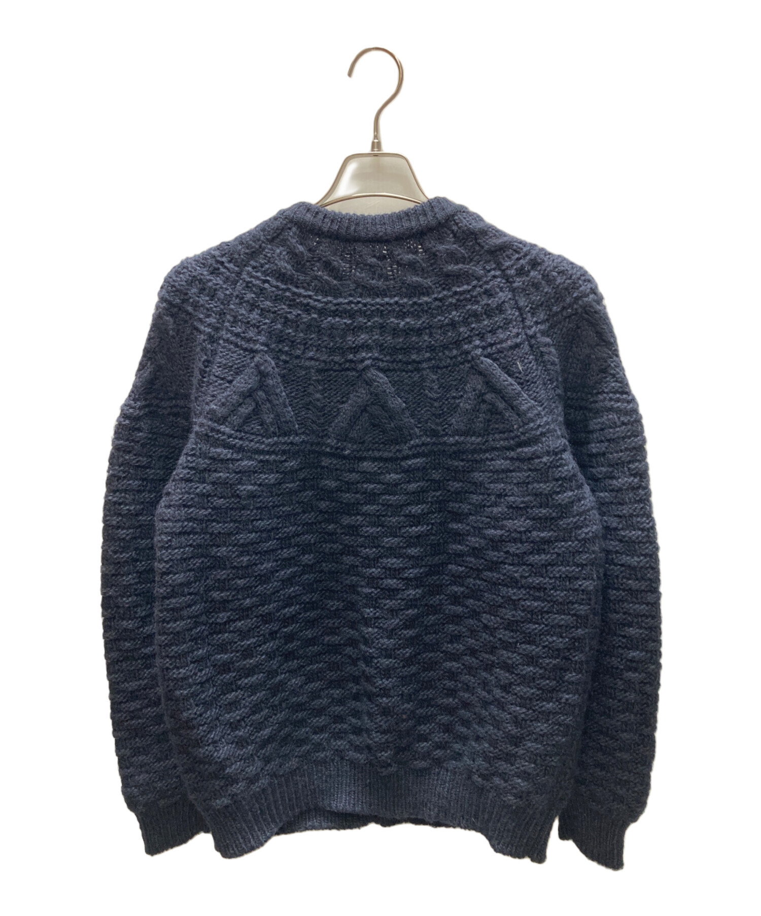 中古・古着通販】BATONER (バトナ―) MOHAIR NORDIC DRIVERS KNIT 
