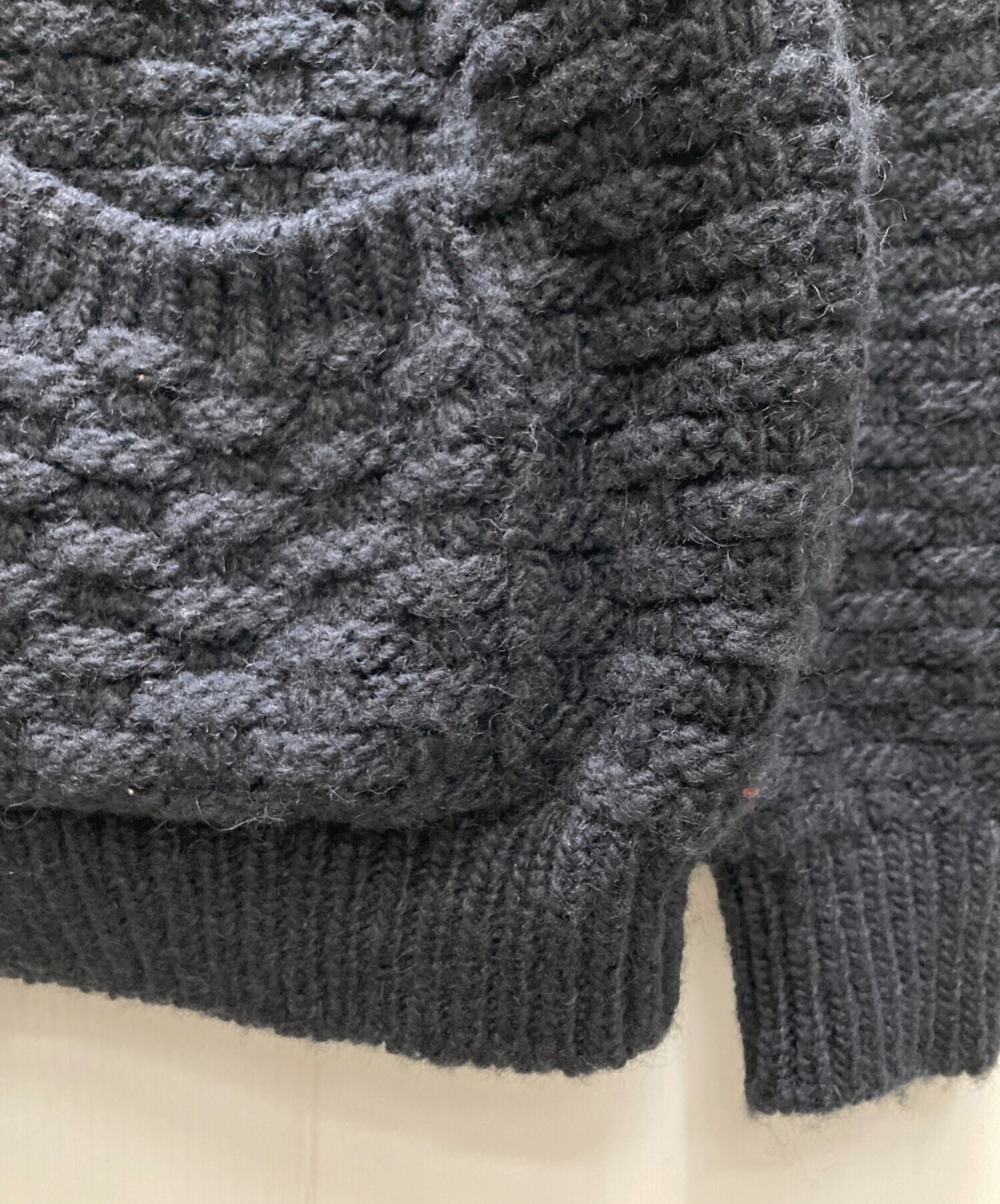 中古・古着通販】BATONER (バトナ―) MOHAIR NORDIC DRIVERS KNIT 