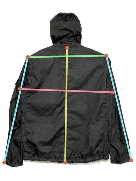 ストーンアイランド 3L MENBRANA ロング ジャケット ガーメントダイ ストーンアイランド 3L MENBRANA ロング ジャケット ガーメントダイ