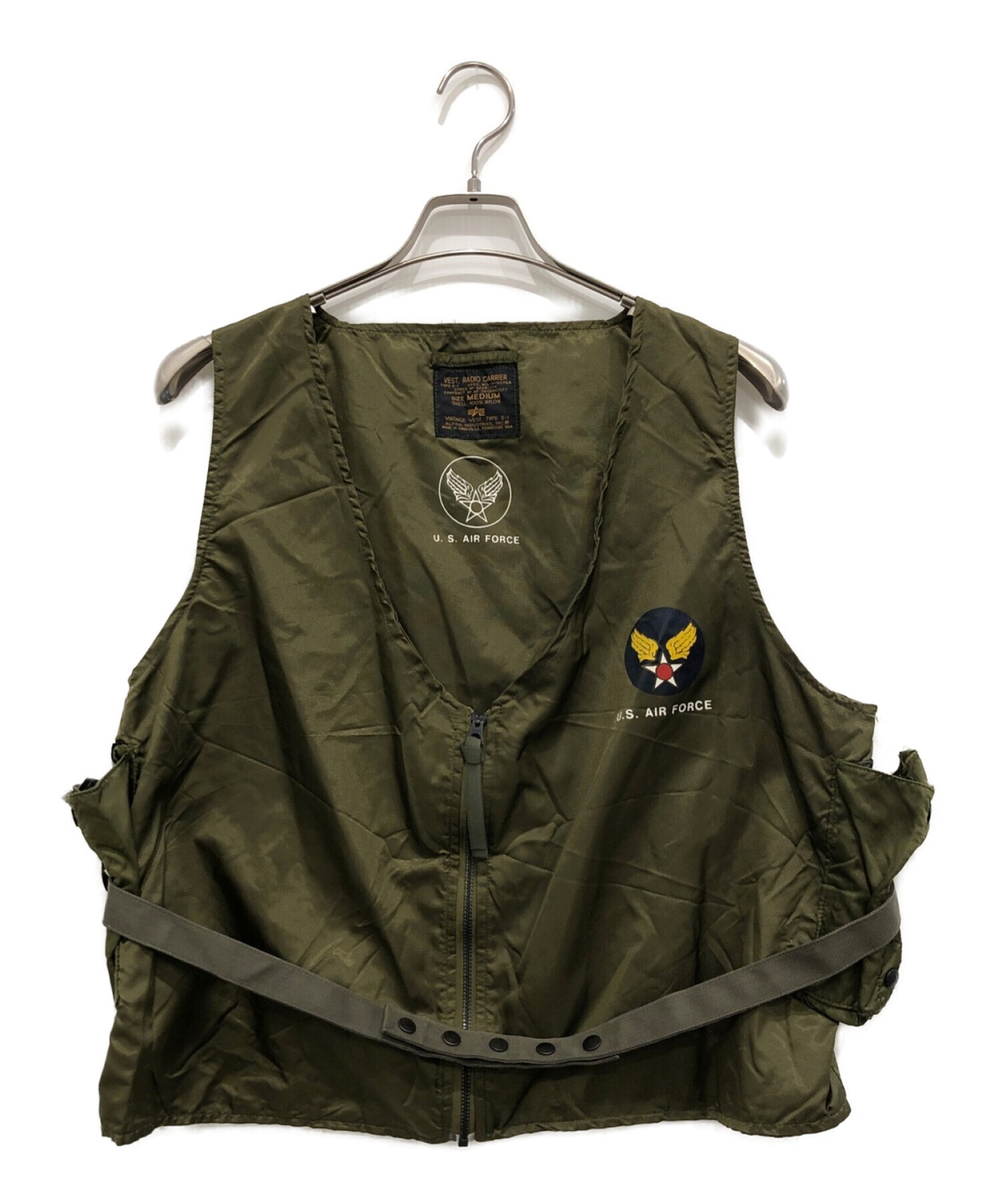 中古・古着通販】ALPHA (アルファ) TYPE E-1 ナイロン ラジオ ベスト 