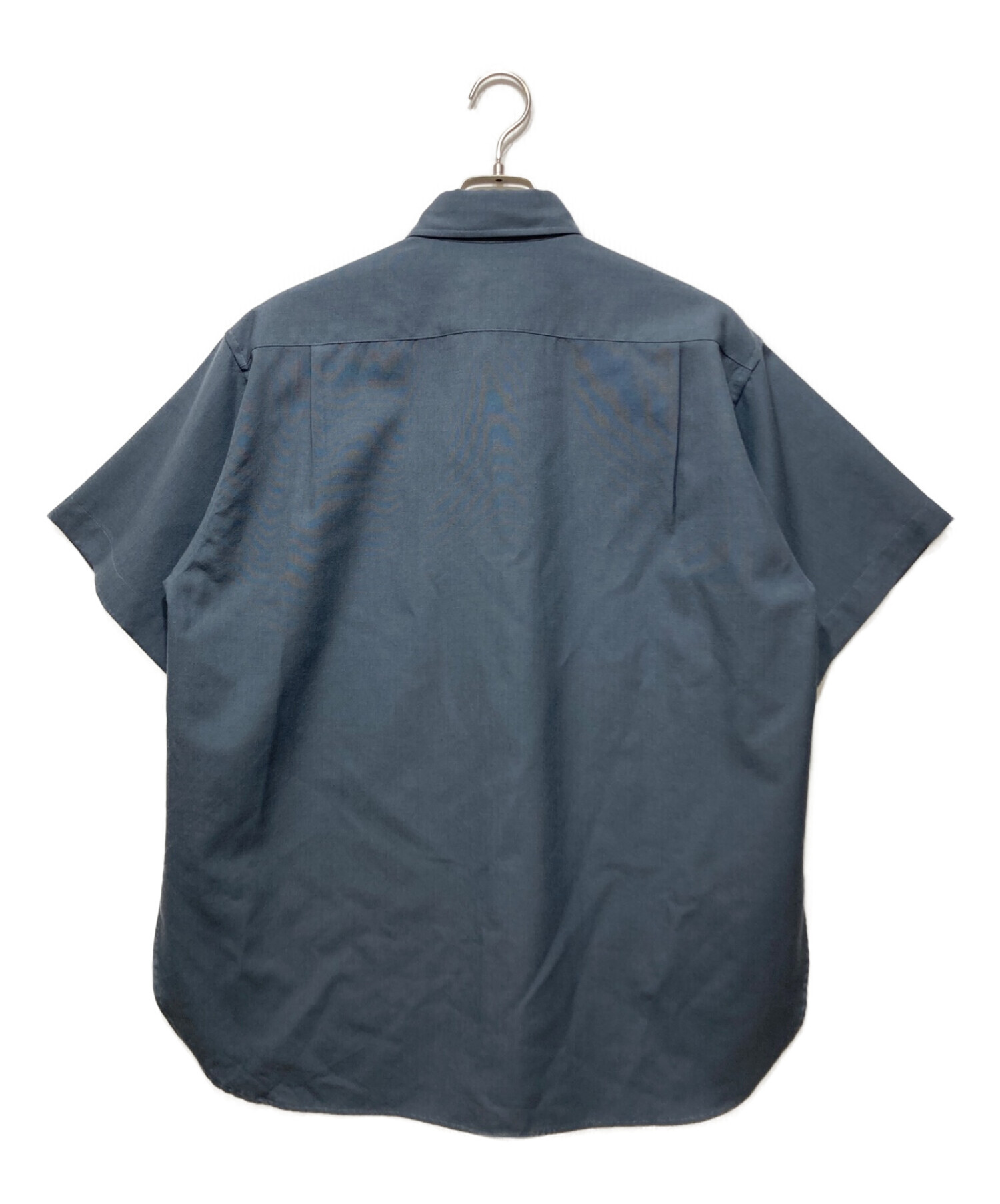 中古・古着通販】MARKA (マーカ) 半袖ウールシャツ ブルー サイズ:1 