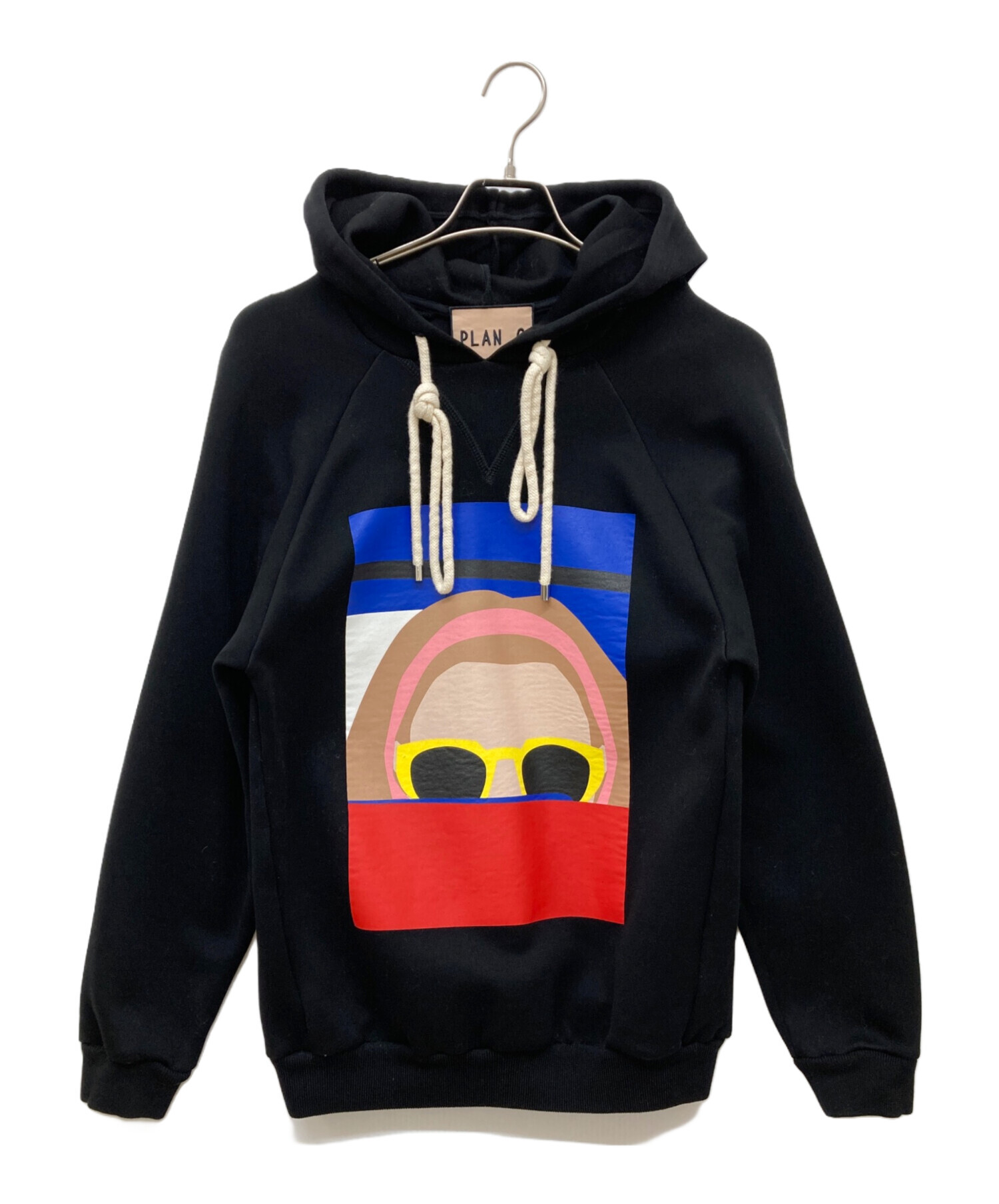 planc プランシー　パーカー 中古・古着通販】PLAN C (プランシー) プルオーバーパーカー ブラック