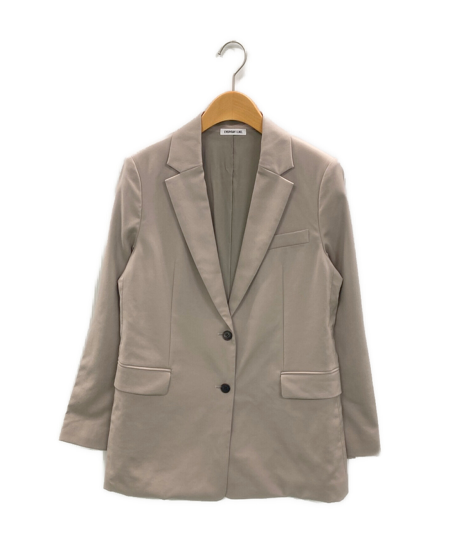 EVERYDAY I LIKE. 】ダブルジャケット 36 ベージュ セール】EVERYDAY I