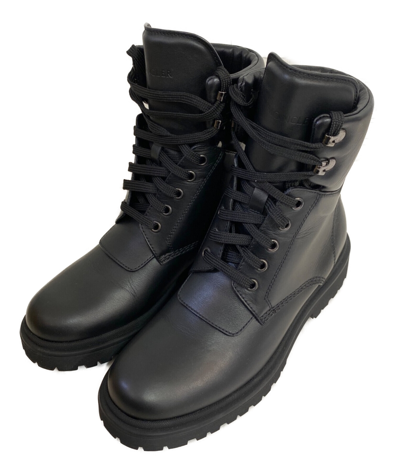 中古・古着通販】MONCLER (モンクレール) PATTY ANKLE BOOTS ブラック