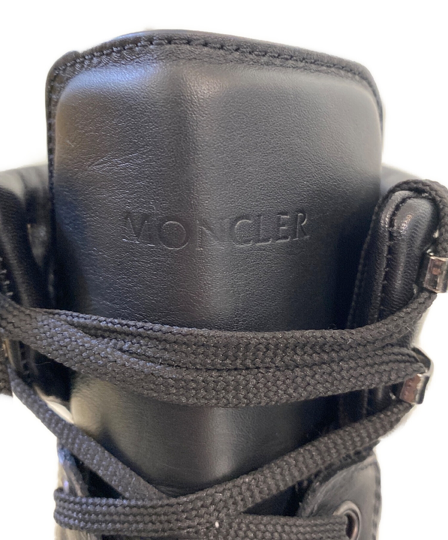 中古・古着通販】MONCLER (モンクレール) PATTY ANKLE BOOTS ブラック