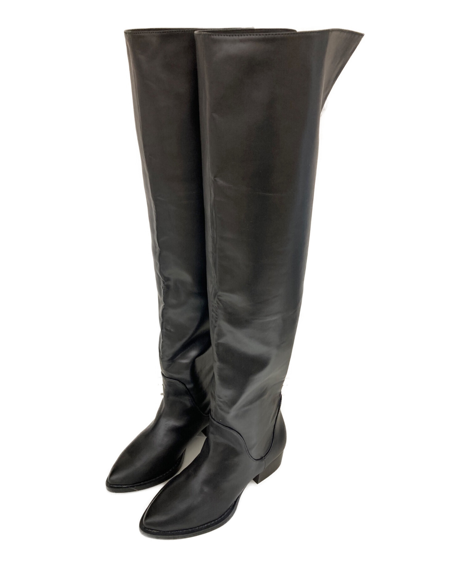 【美品】ETRE TOKYO ニーハイブーツ　黒　37 エトレ　トウキョウ 中古・古着通販】ETRE TOKYO (エトレトウキョウ) ニーハイブーツ