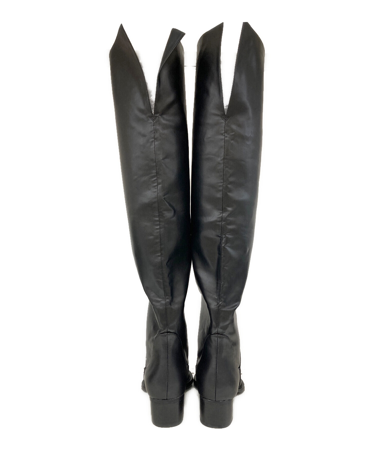 【美品】ETRE TOKYO ニーハイブーツ　黒　37 エトレ　トウキョウ エトレトウキョウ ニーハイブーツ37 エトレトウキョウ ニーハイ