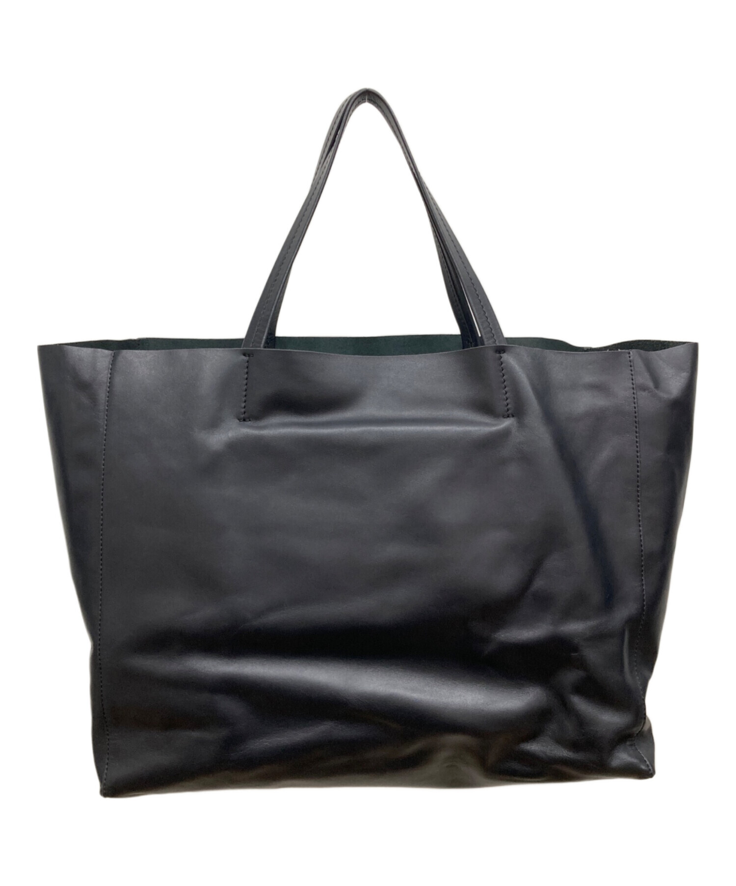 セリーヌ CELINE ホリゾンタル カバ トート 濃紺 ネイビー 