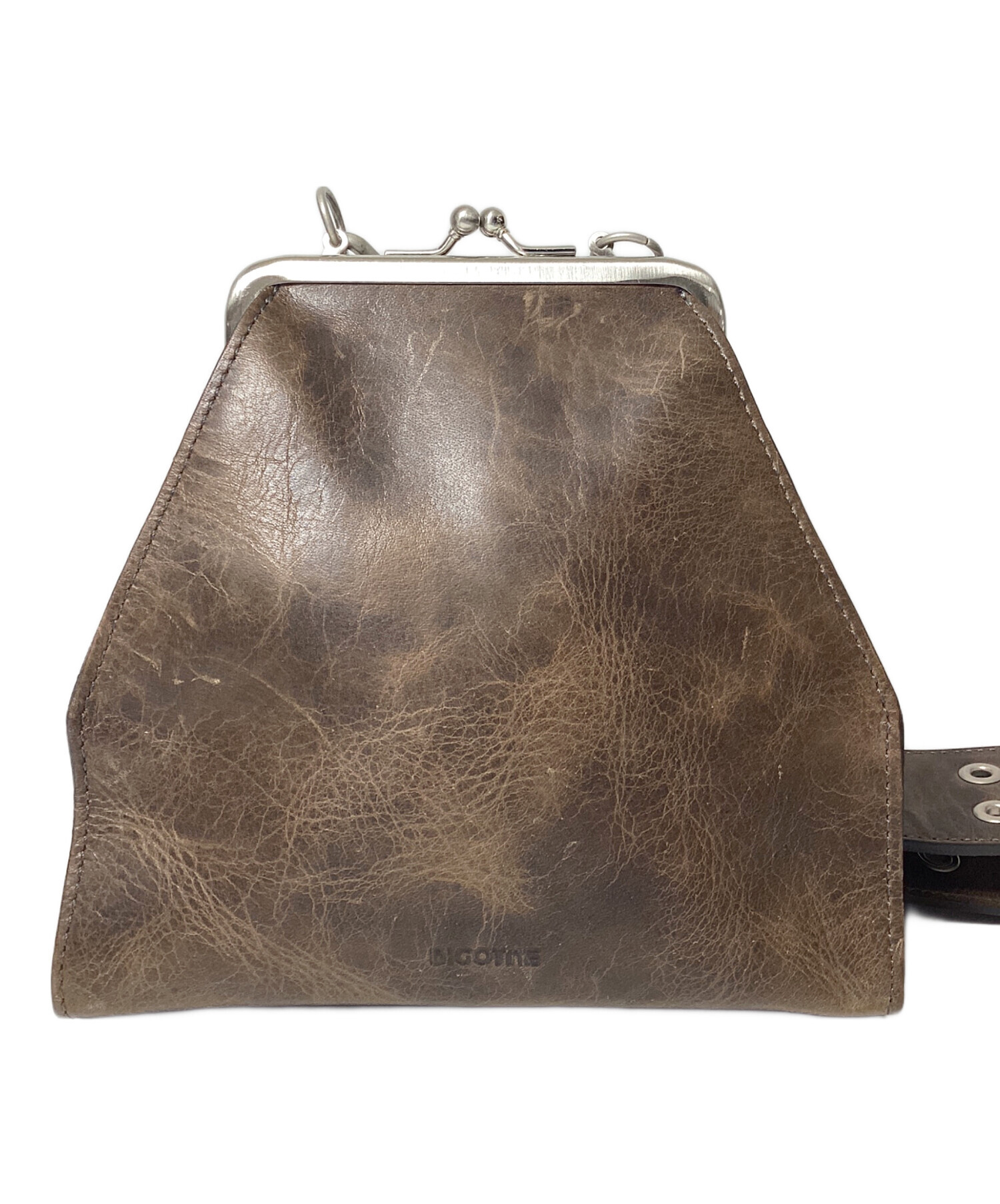 中古・古着通販】BIGOTRE (ビゴター) がま口ショルダーバッグ ダーク