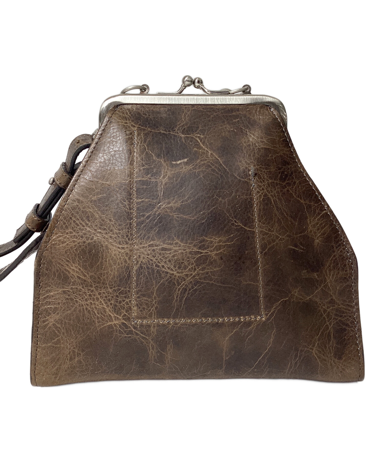 中古・古着通販】BIGOTRE (ビゴター) がま口ショルダーバッグ ダーク