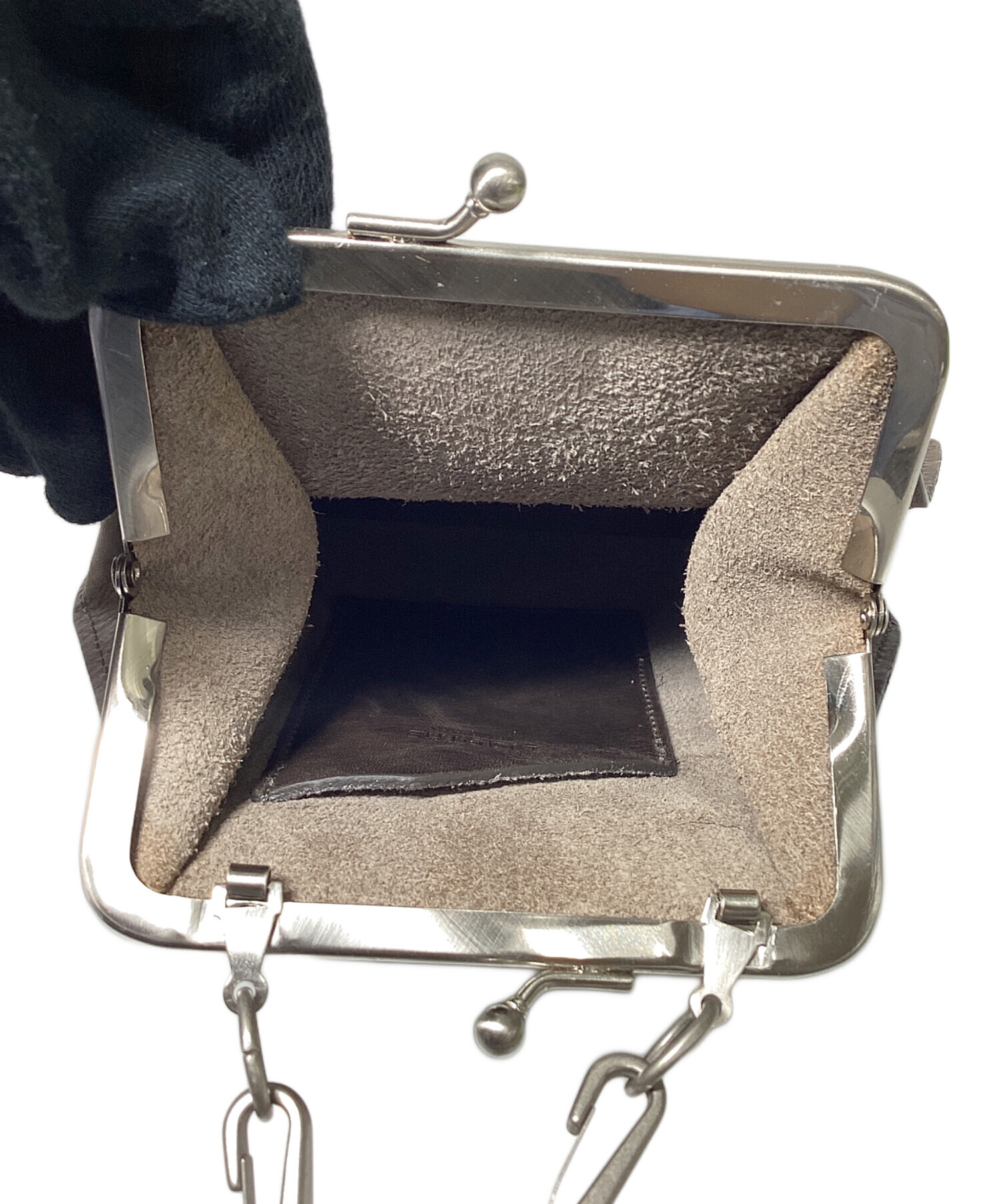 中古・古着通販】BIGOTRE (ビゴター) がま口ショルダーバッグ ダーク