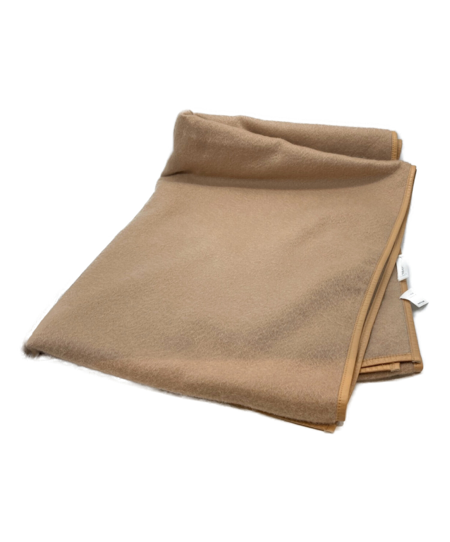 ASAUCE MELER】アソースメレ カシミアレザートリミングストール ASAUCE