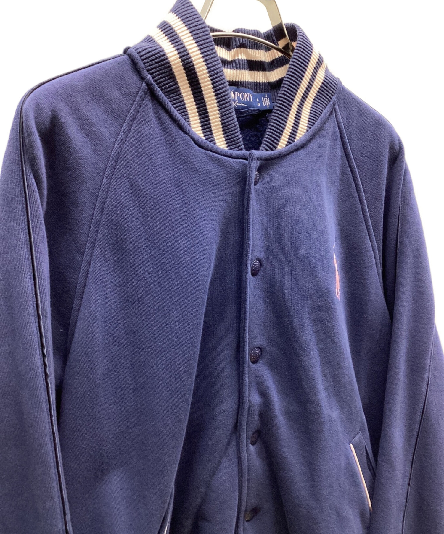 中古 RALPH LAUREN PINK PONY バスケットボール ジャケット POLO RALPH LAUREN（ポロ ラルフ ローレン）の「Pink Pony フリース