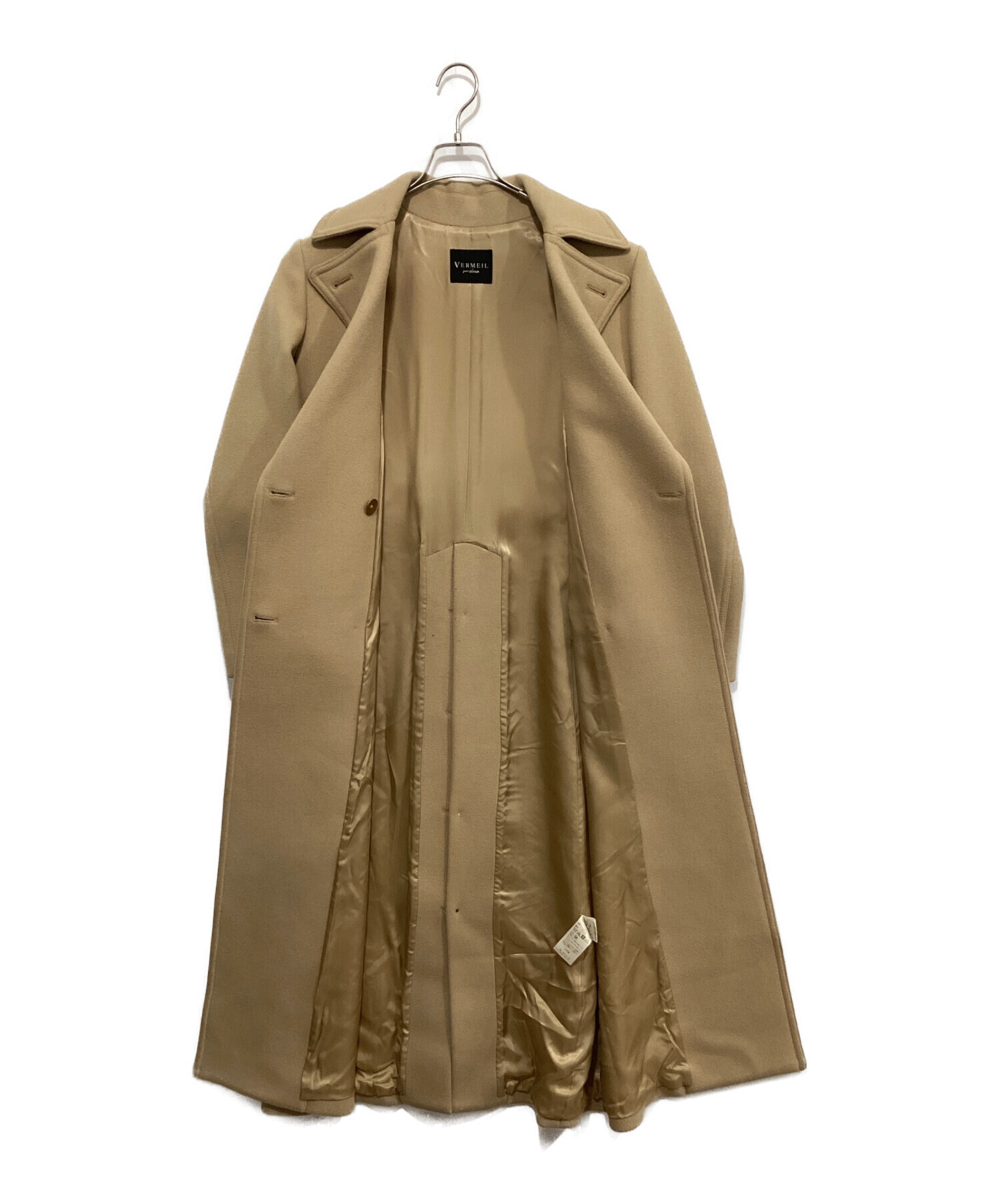 VERMEIL par iena】Super100sメルトンロングコート