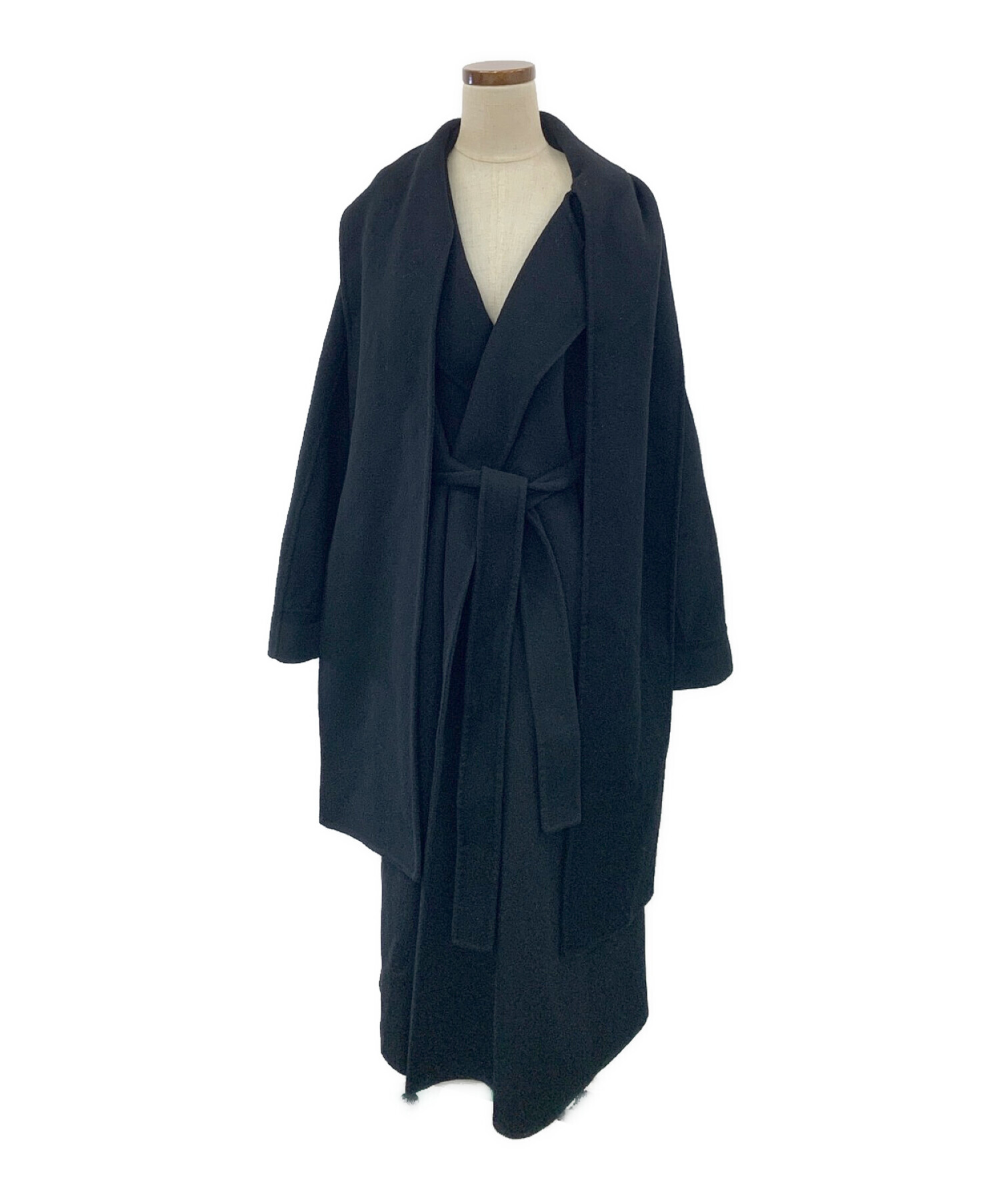 Randeboo マフラードッキング ロングコート