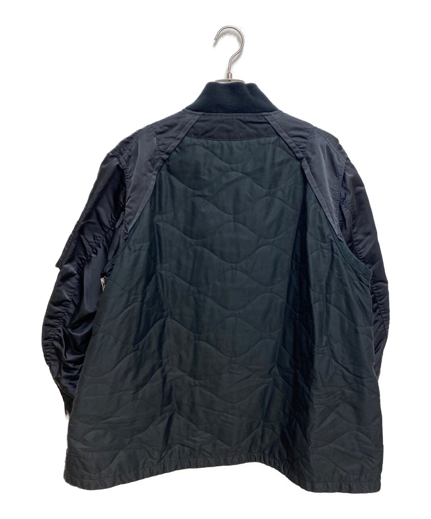 中古・古着通販】sacai (サカイ) Nylon Twill Blouson ブラック サイズ