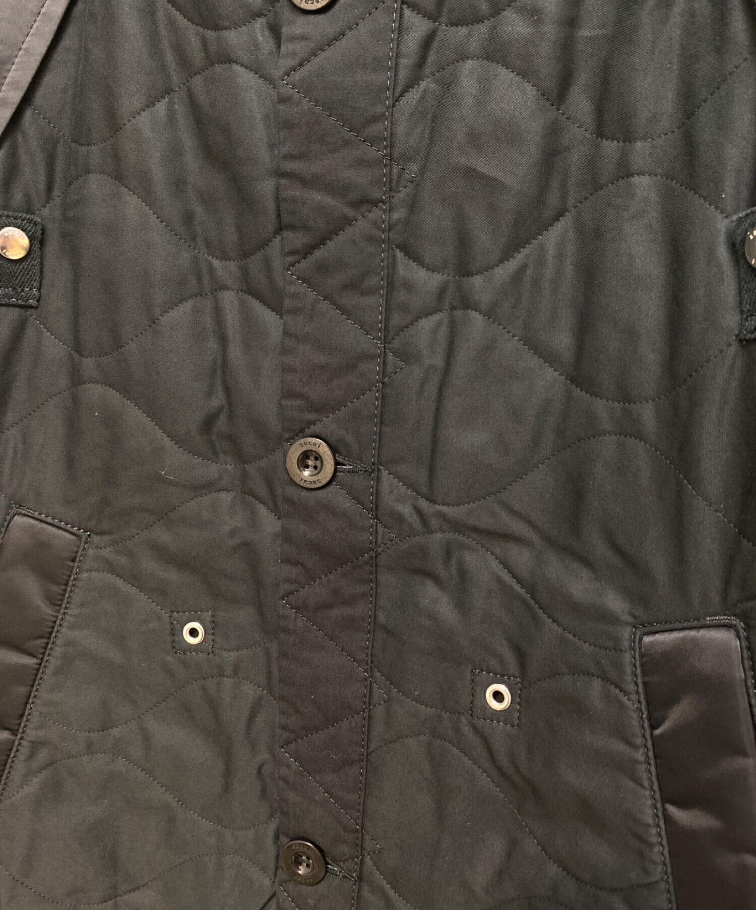 中古・古着通販】sacai (サカイ) Nylon Twill Blouson ブラック サイズ