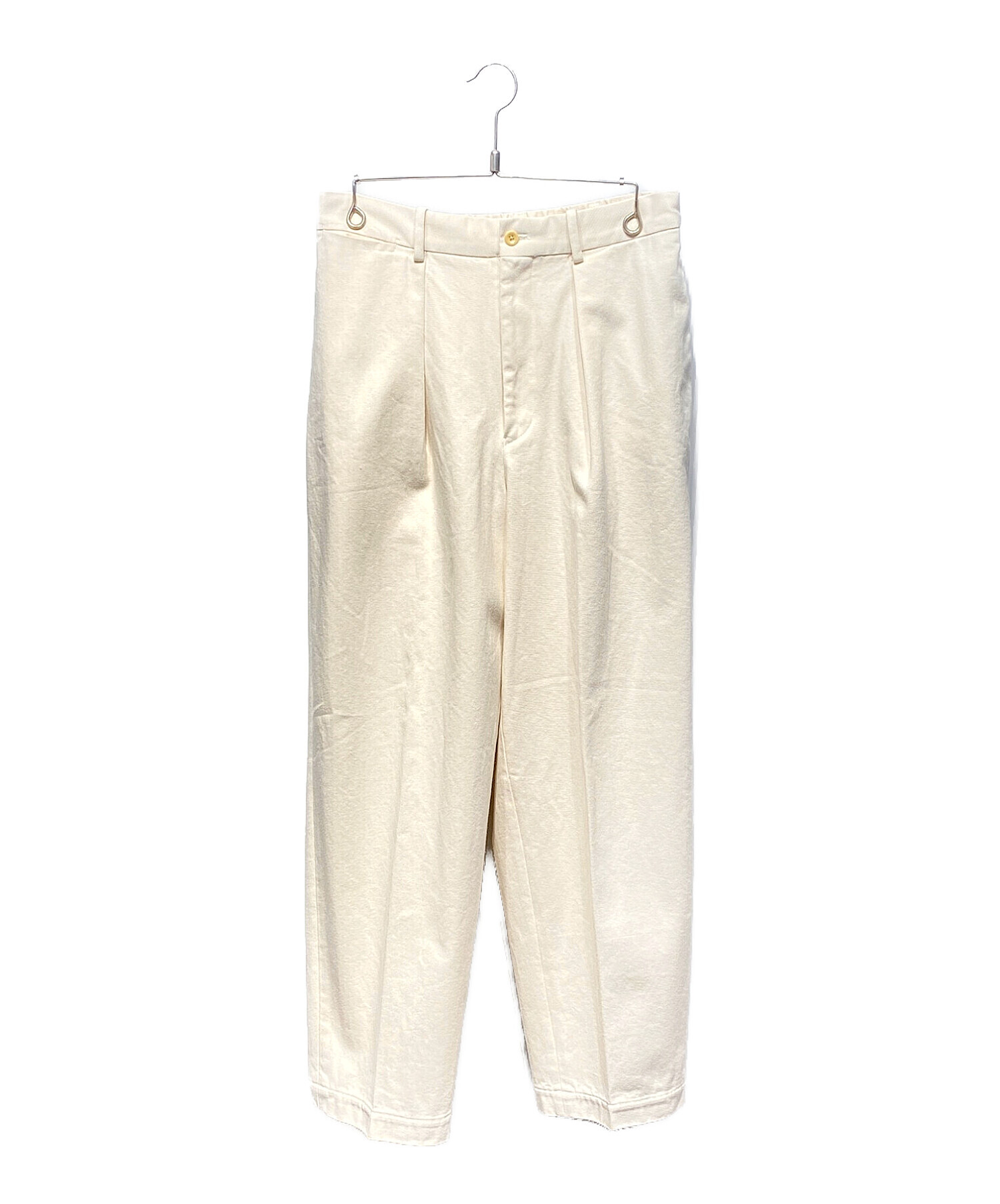 オーガニックコットン30/2ツイル クラシックフィットトラウザース Ⅲ