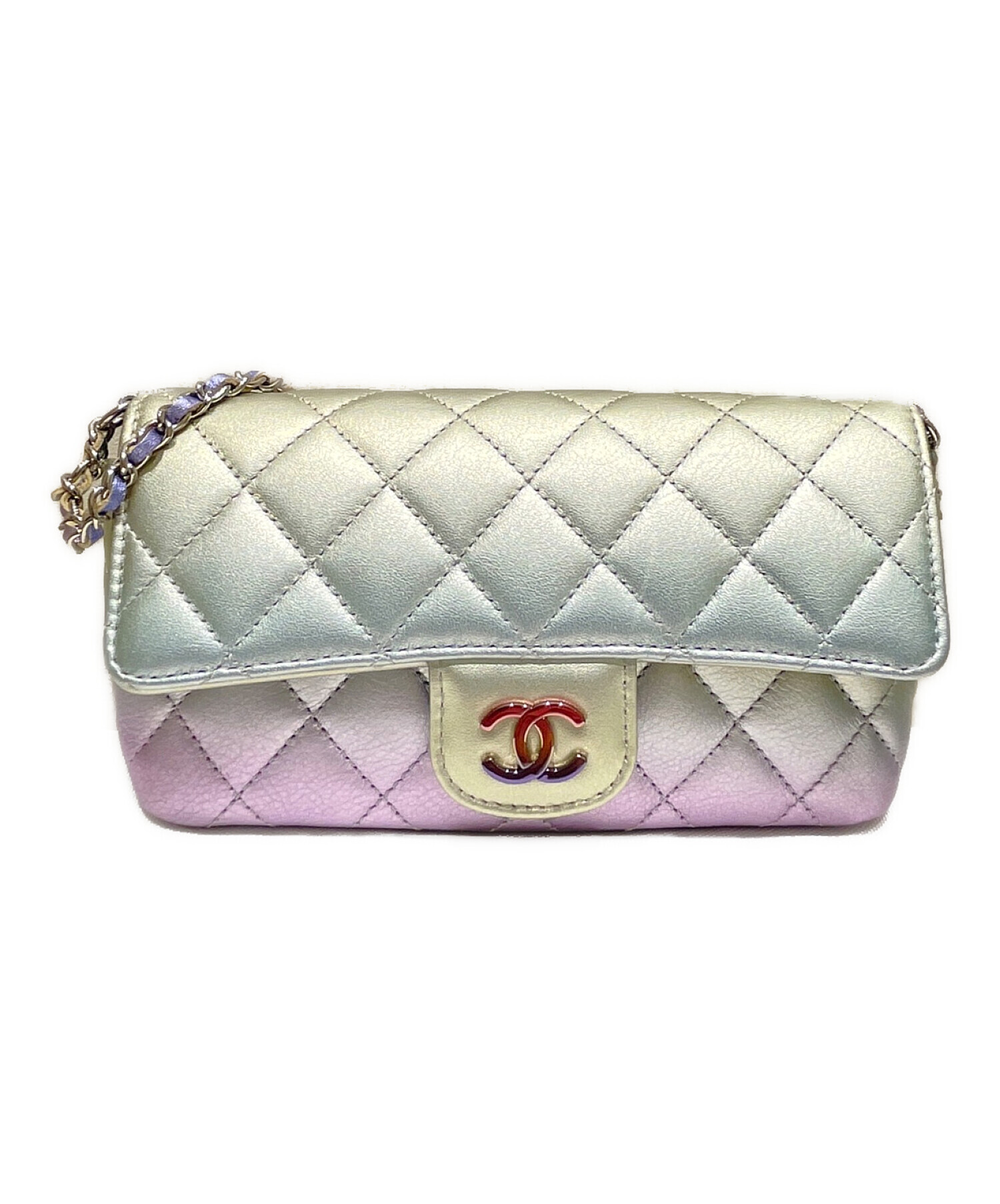 中古・古着通販】CHANEL (シャネル) マトラッセチェーンショルダーアイ