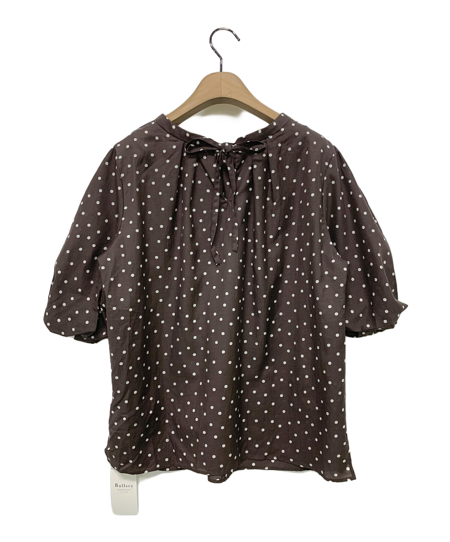 中古・古着通販】BALLSEY (ボールジィ) ドットプリントパフスリーブ 
