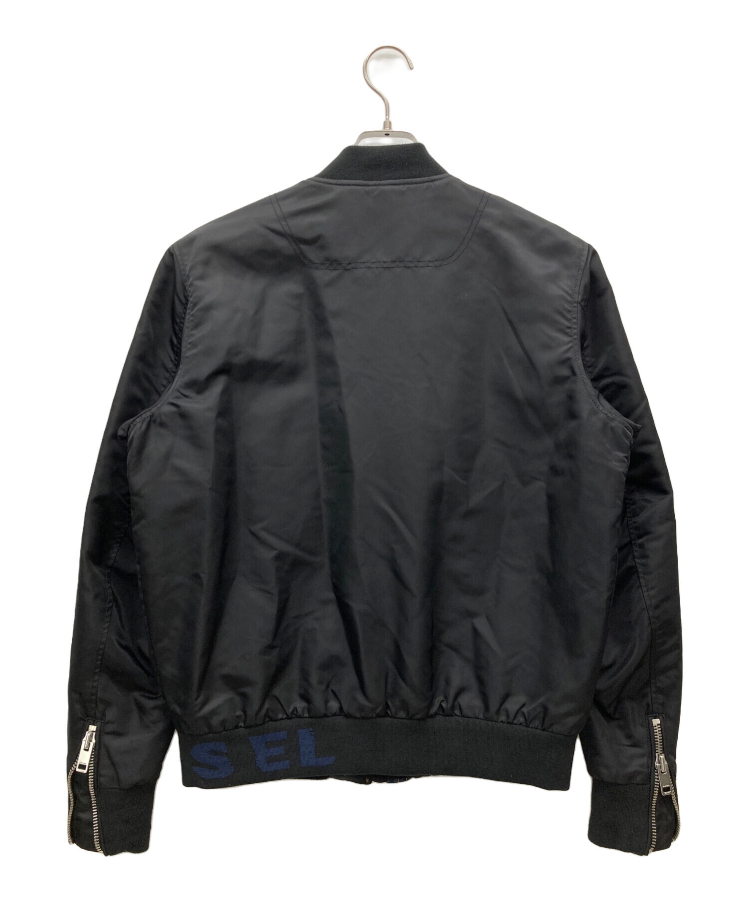 中古・古着通販】DIESEL (ディーゼル) デニム切替MA-1ジャケット